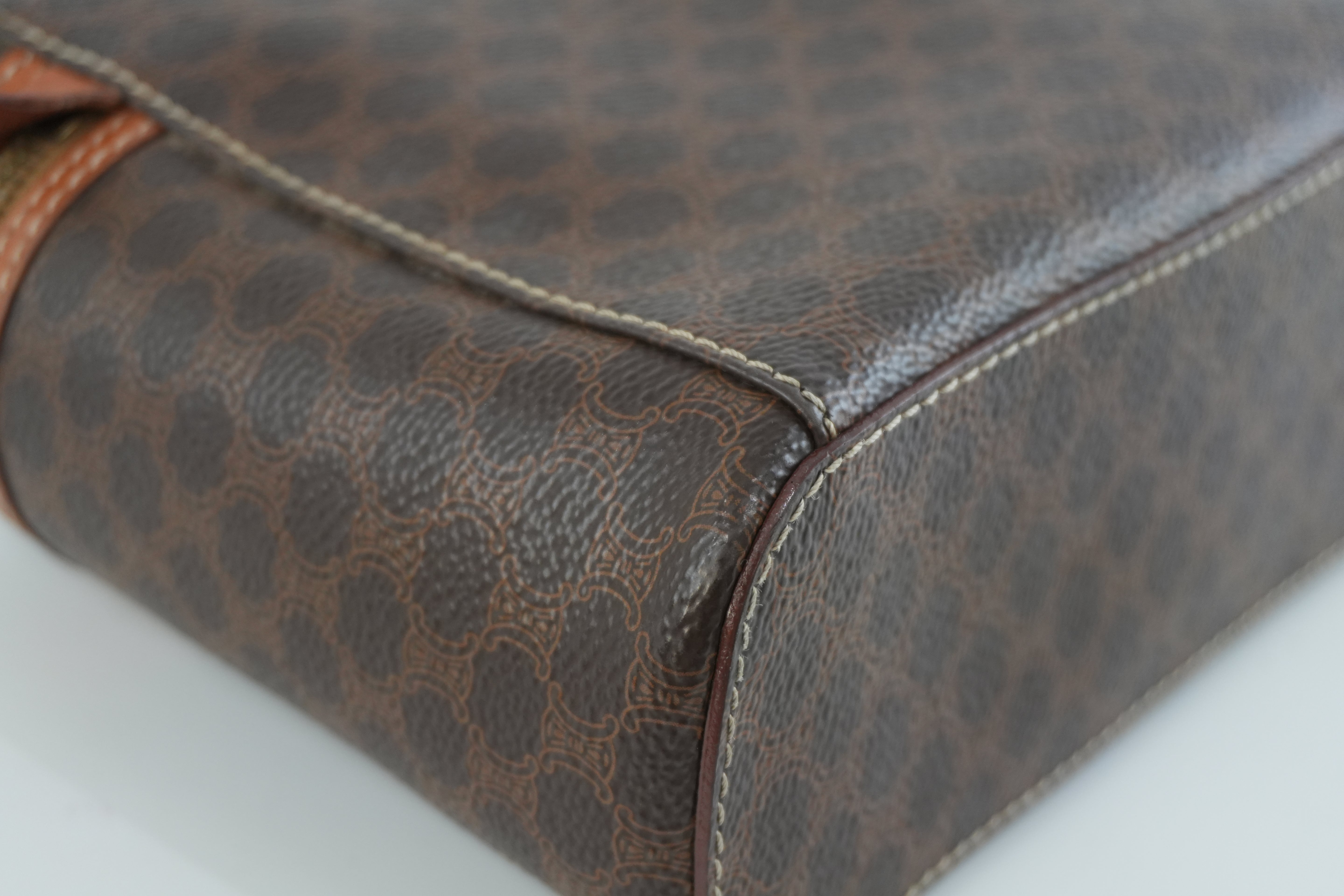 Pre-owned Celine Macadam Vanity Bag