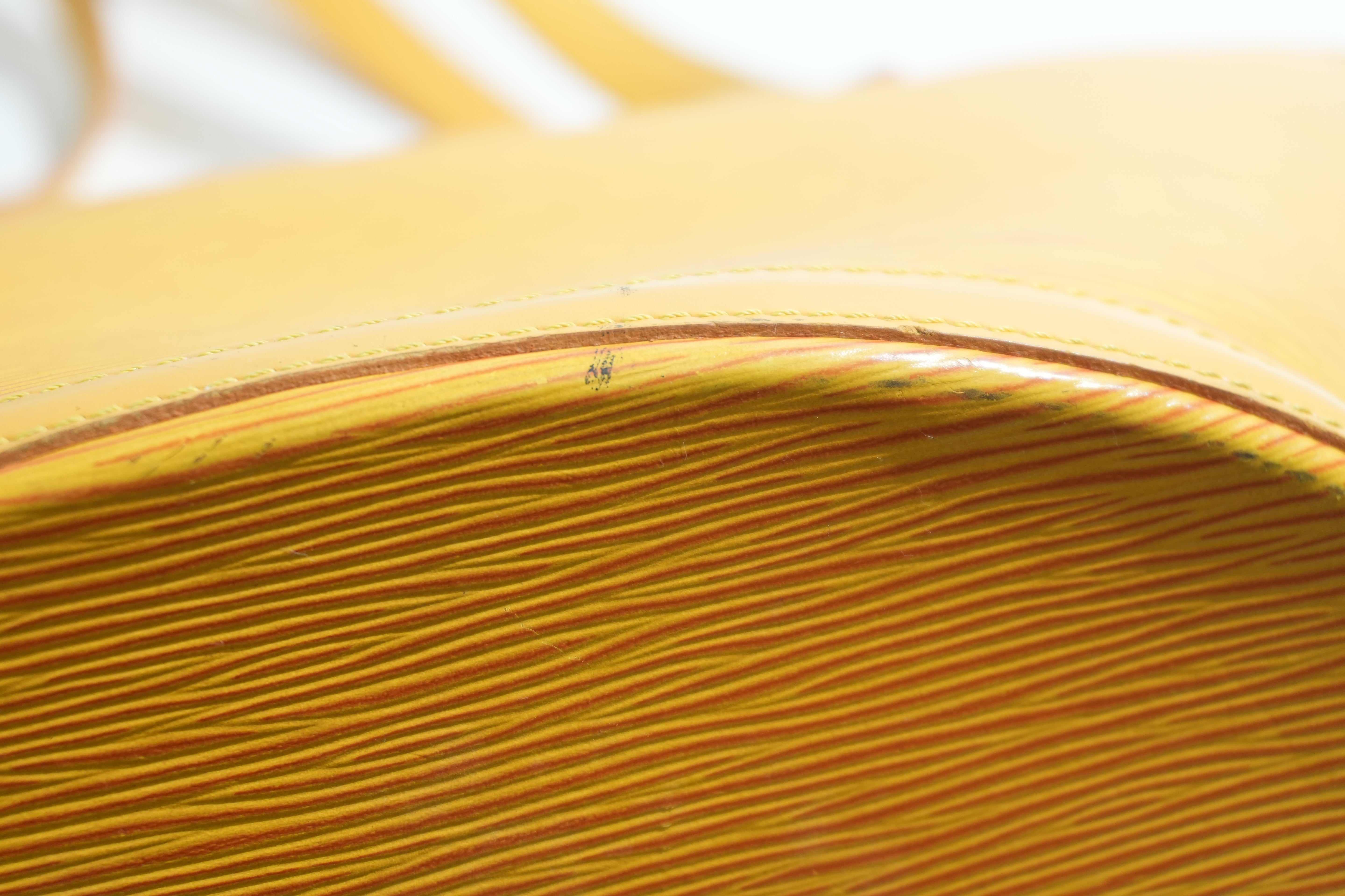 Pre-owned Louis Vuitton Epi Saint Jacque Gm Tote Bag Yellow