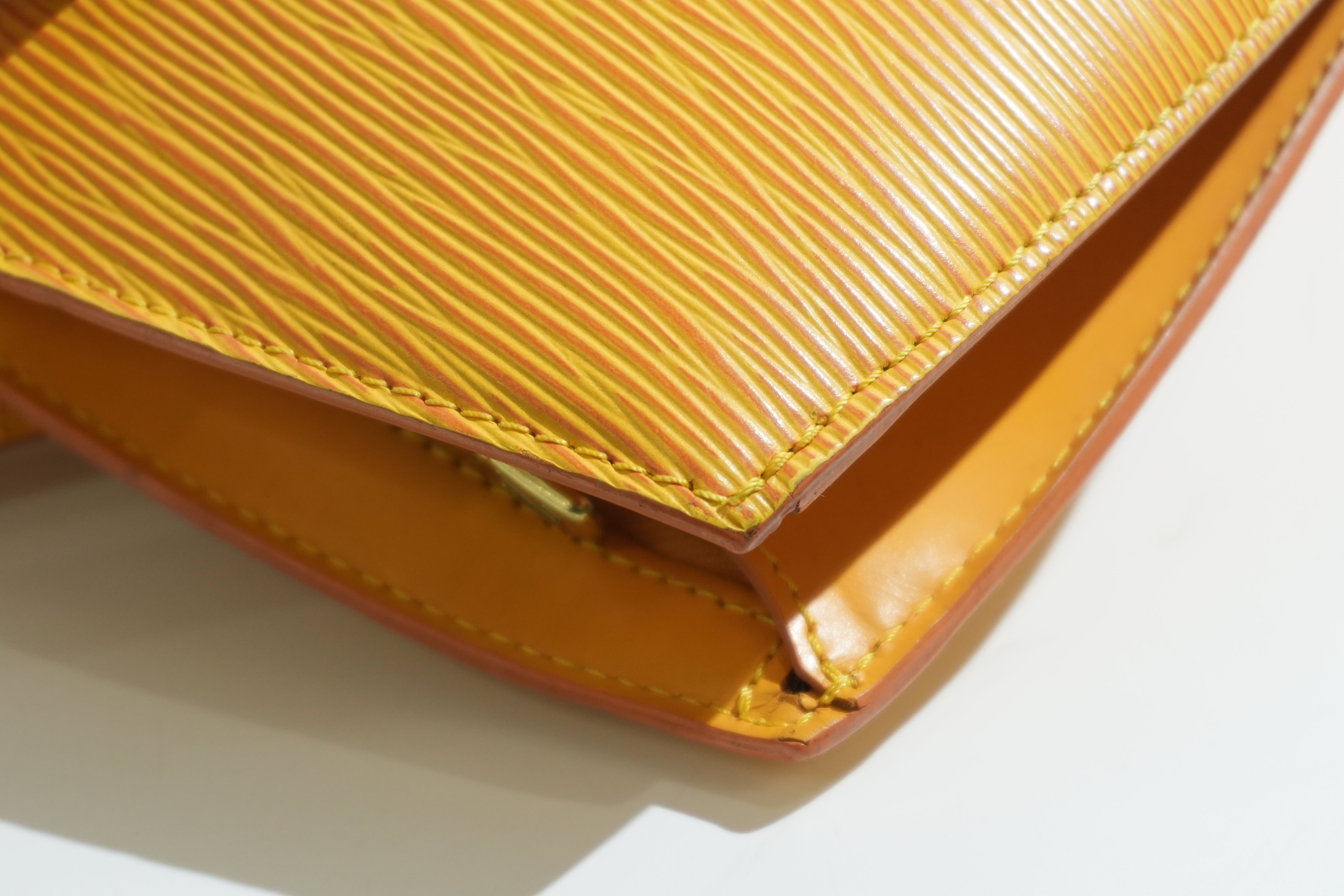 Pre-owned Louis Vuitton Epi Saint Jacque Gm Tote Bag Yellow