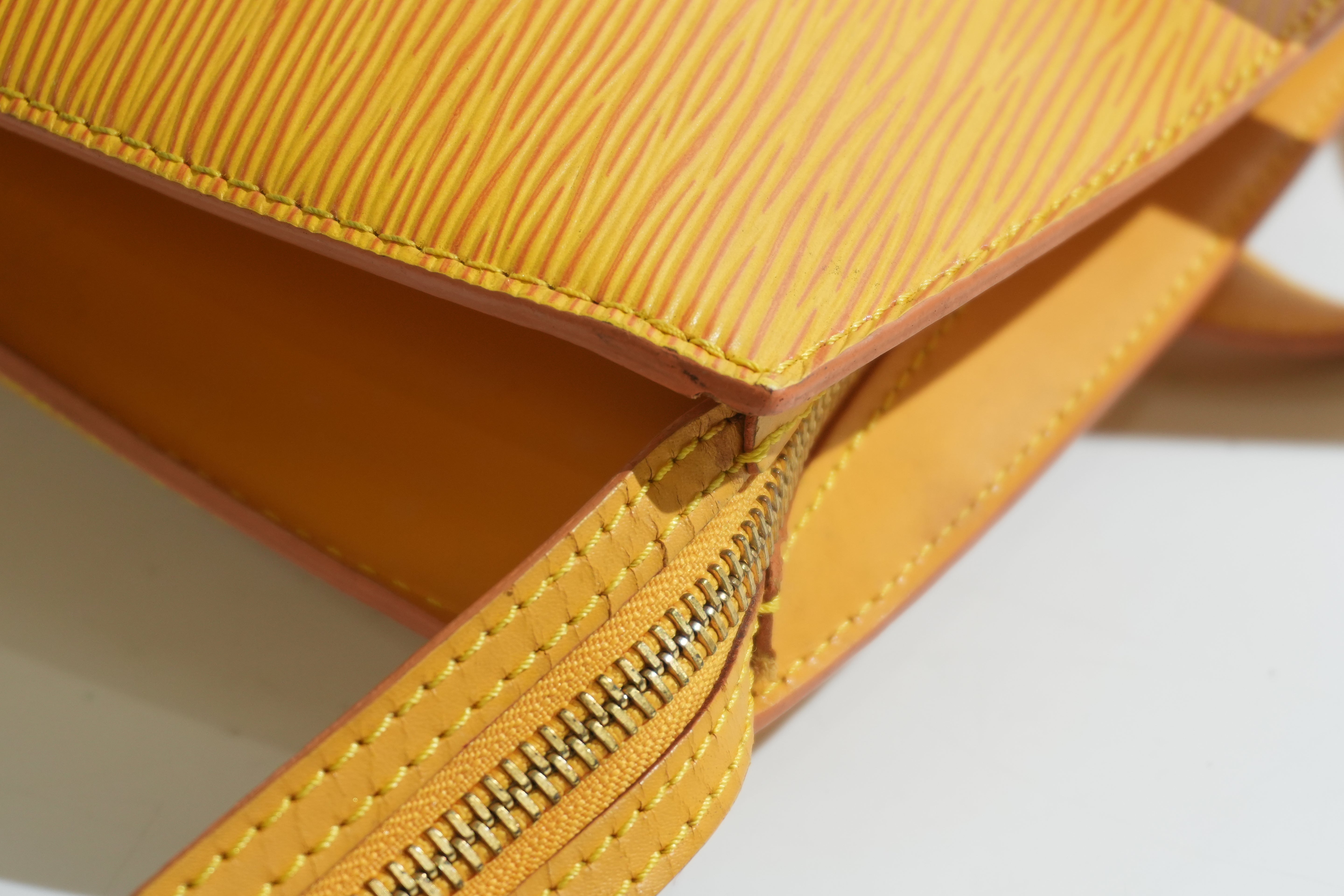 Pre-owned Louis Vuitton Epi Saint Jacque Gm Tote Bag Yellow