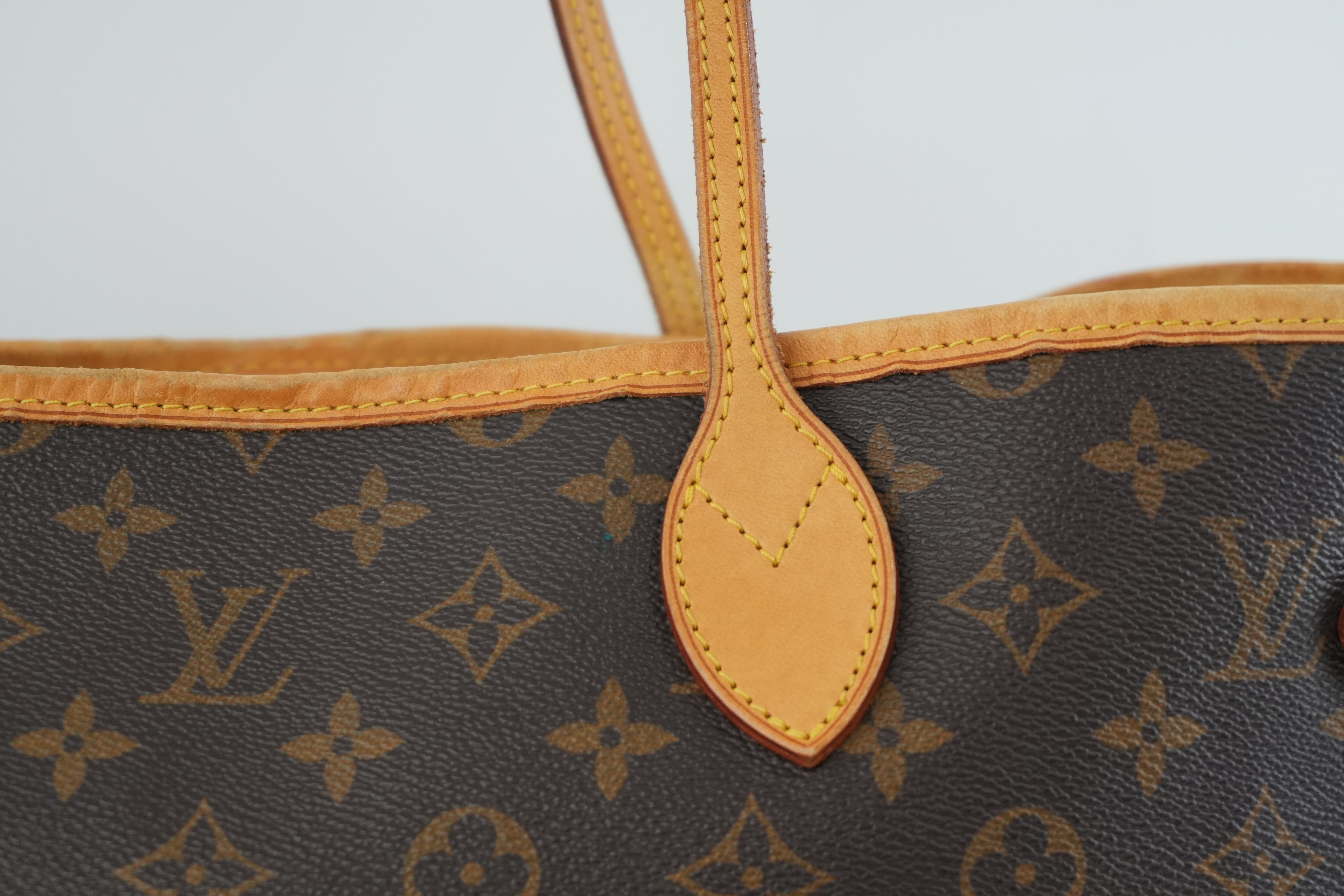 Louis Vuitton Monogram Neverfull GM Tote Bag Used