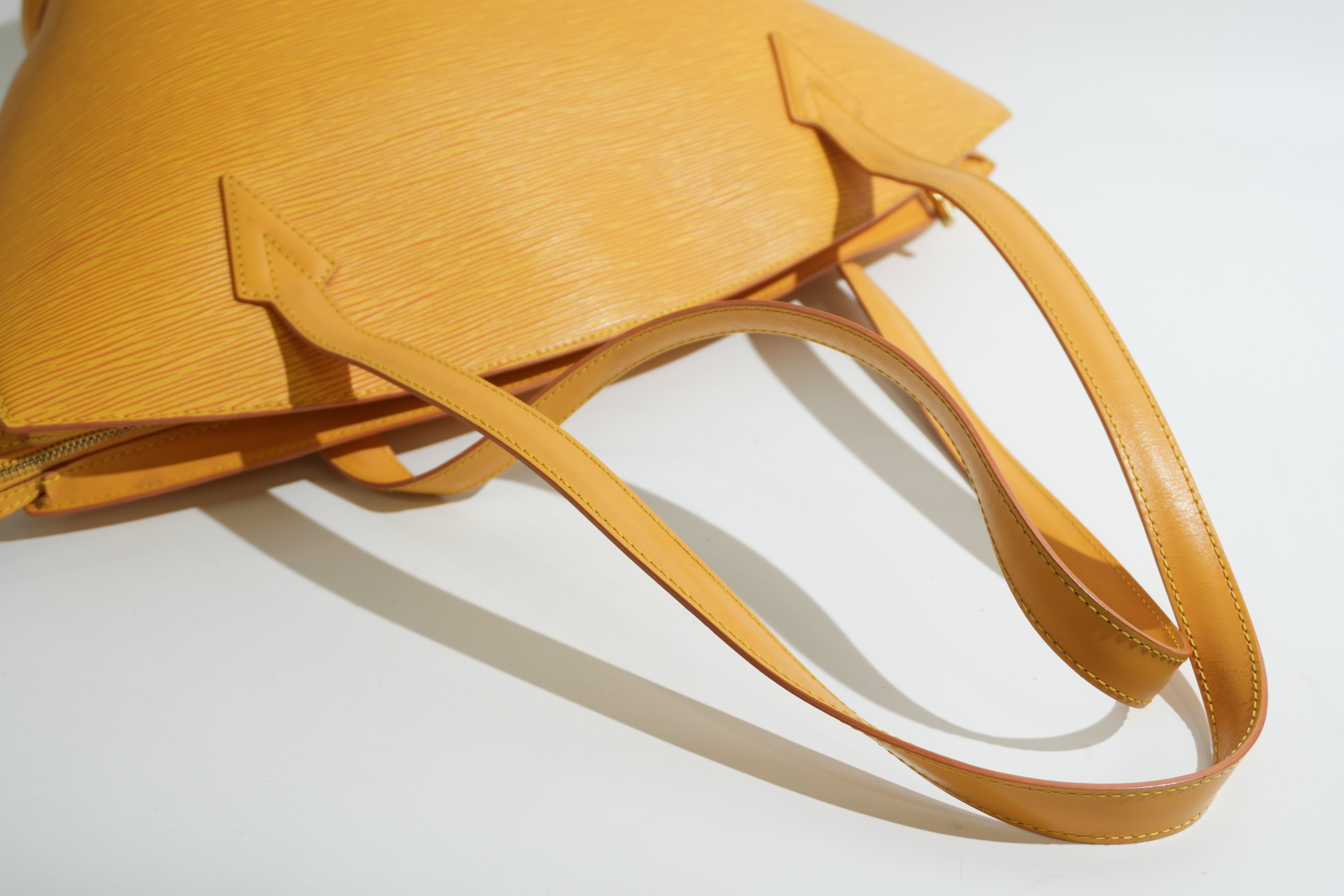 Pre-owned Louis Vuitton Epi Saint Jacque Gm Tote Bag Yellow