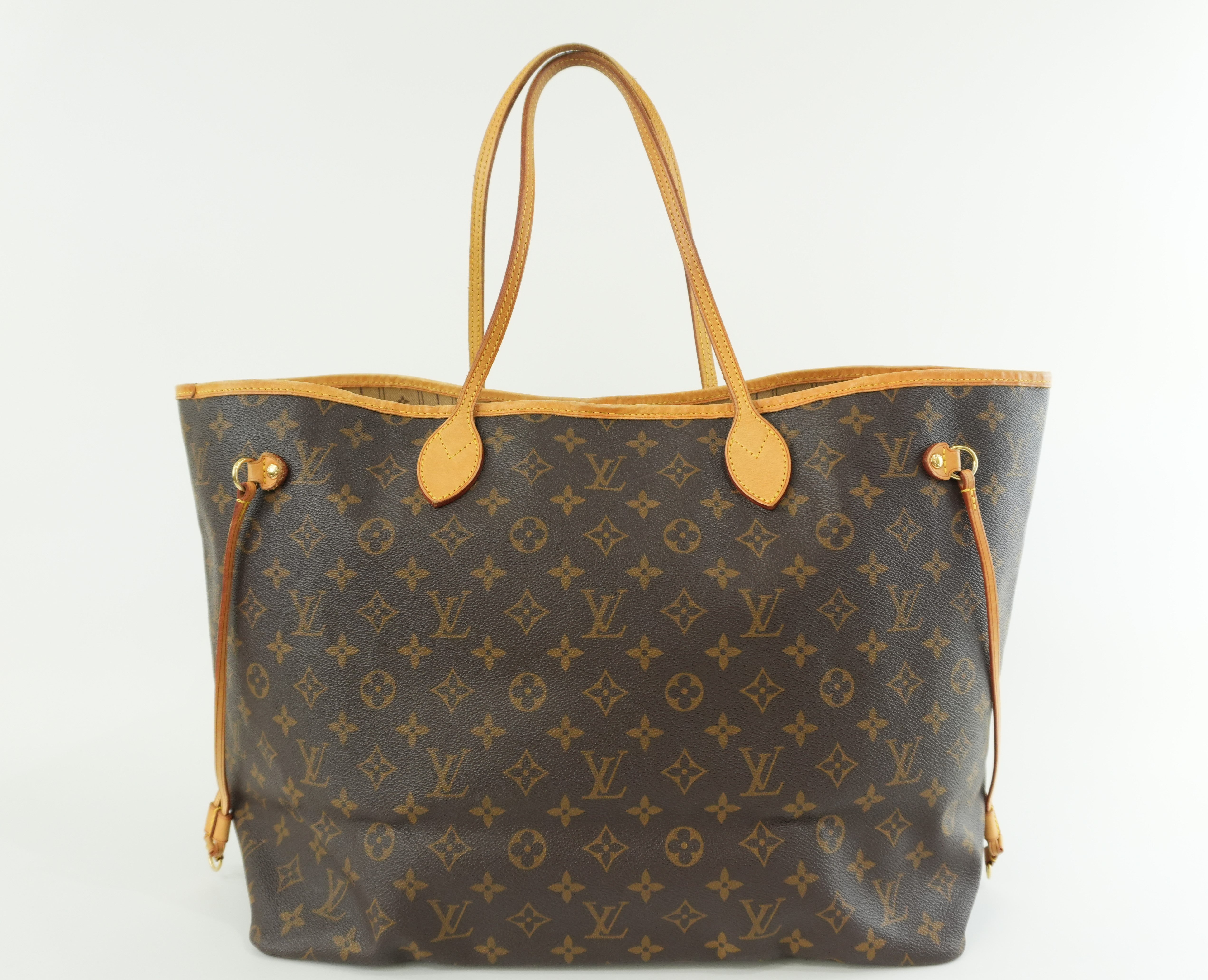 Louis Vuitton Monogram Neverfull GM Tote Bag Used