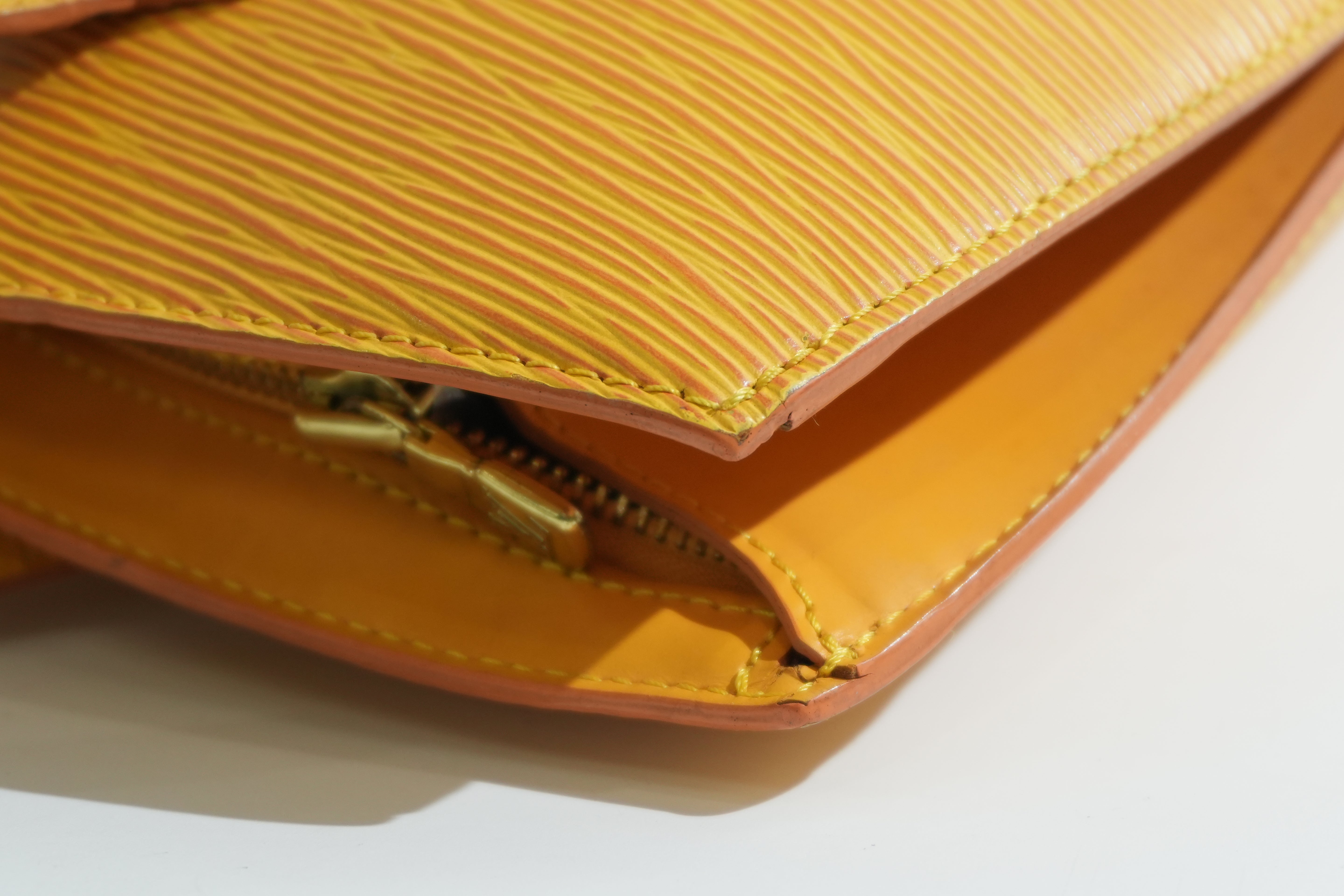Pre-owned Louis Vuitton Epi Saint Jacque Gm Tote Bag Yellow