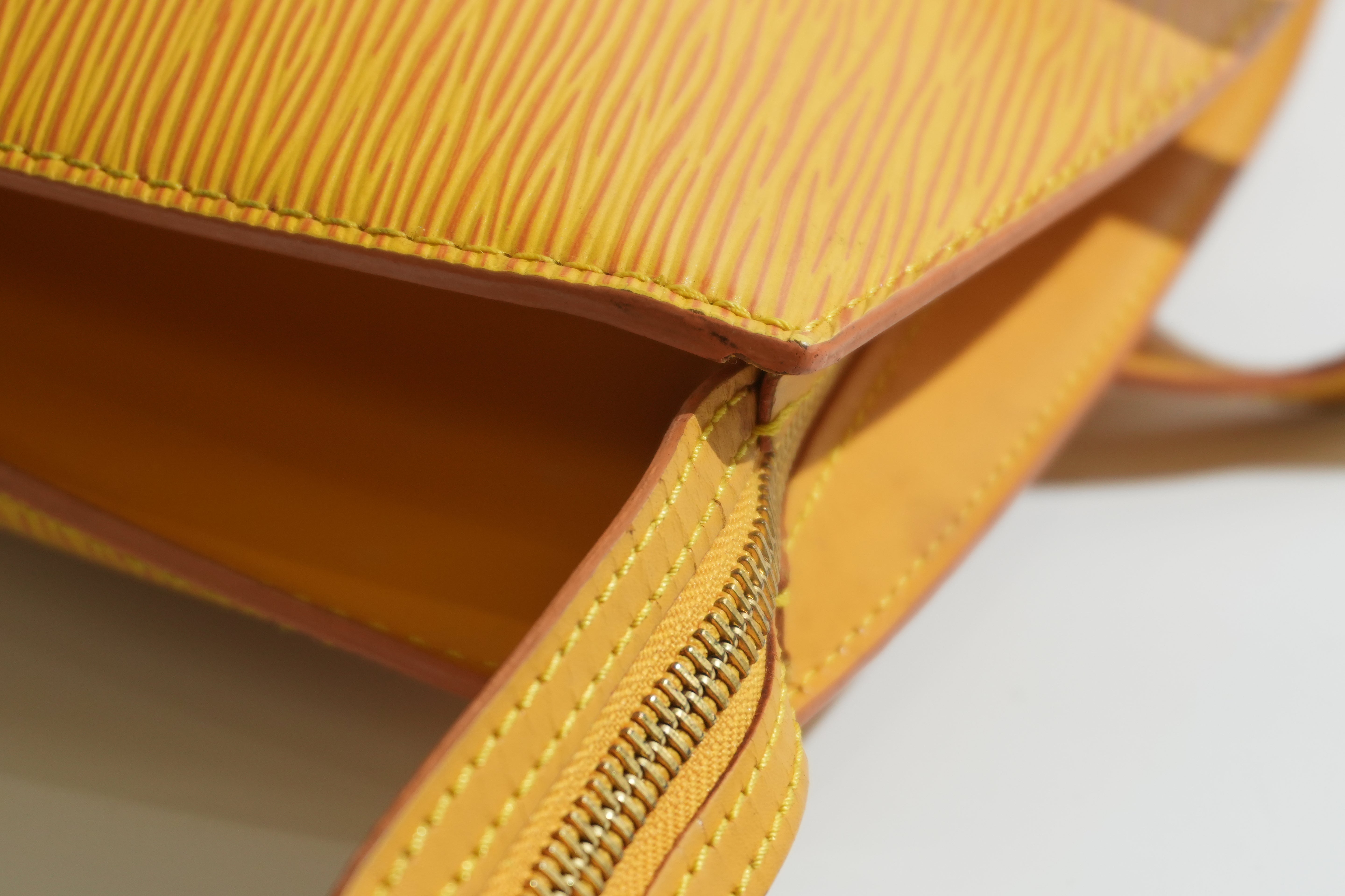 Pre-owned Louis Vuitton Epi Saint Jacque Gm Tote Bag Yellow