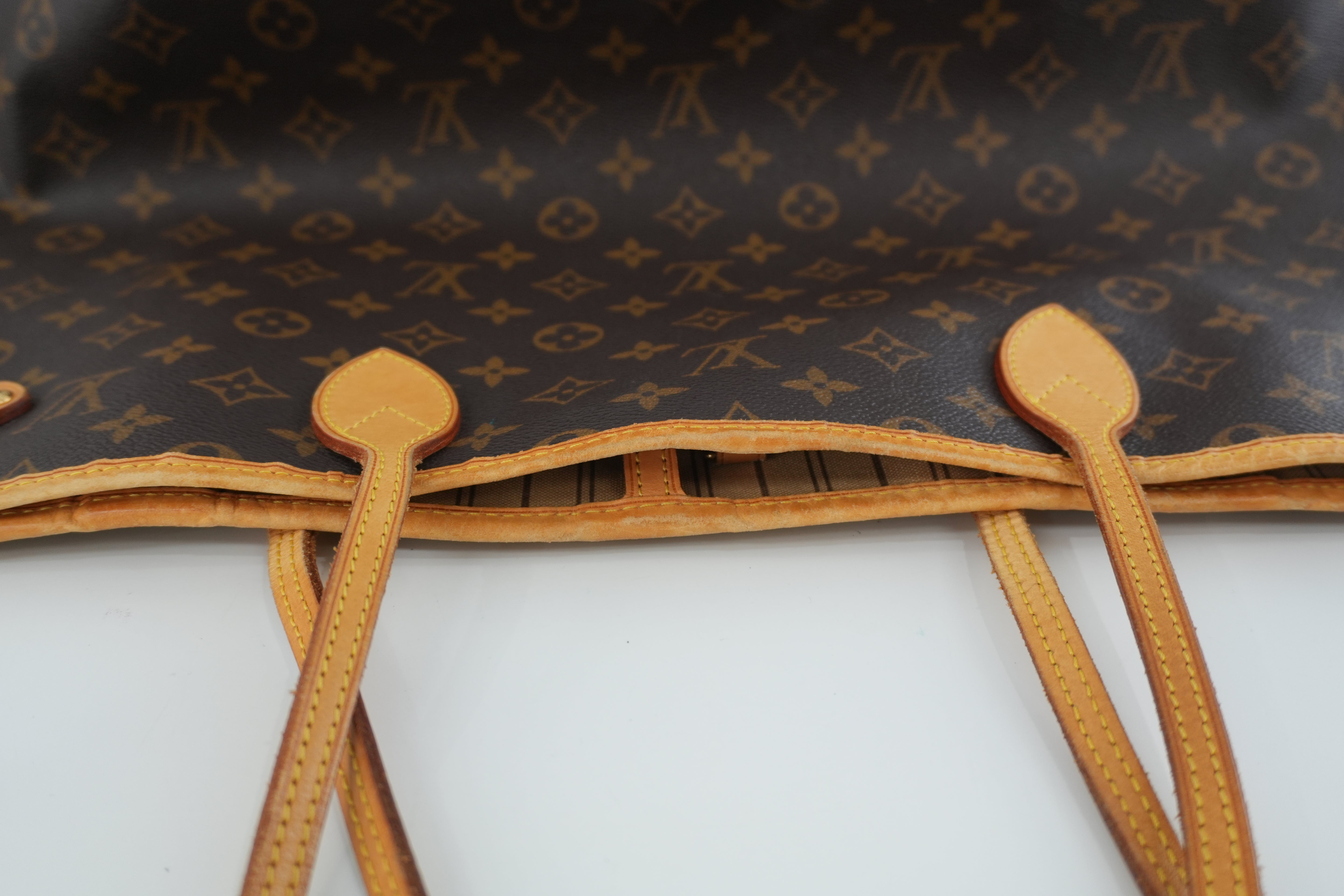 Louis Vuitton Monogram Neverfull GM Tote Bag Used