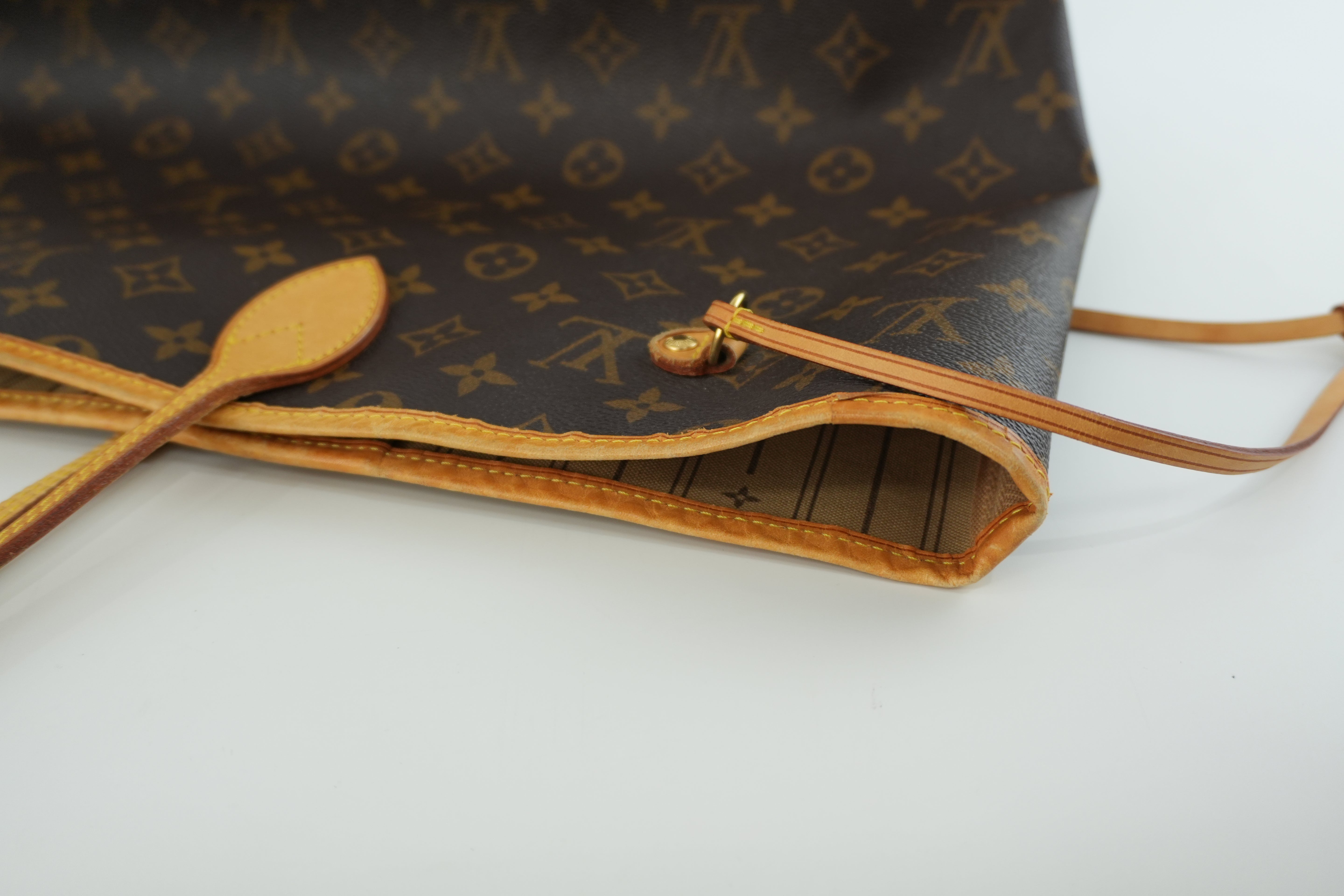 Louis Vuitton Monogram Neverfull GM Tote Bag Used