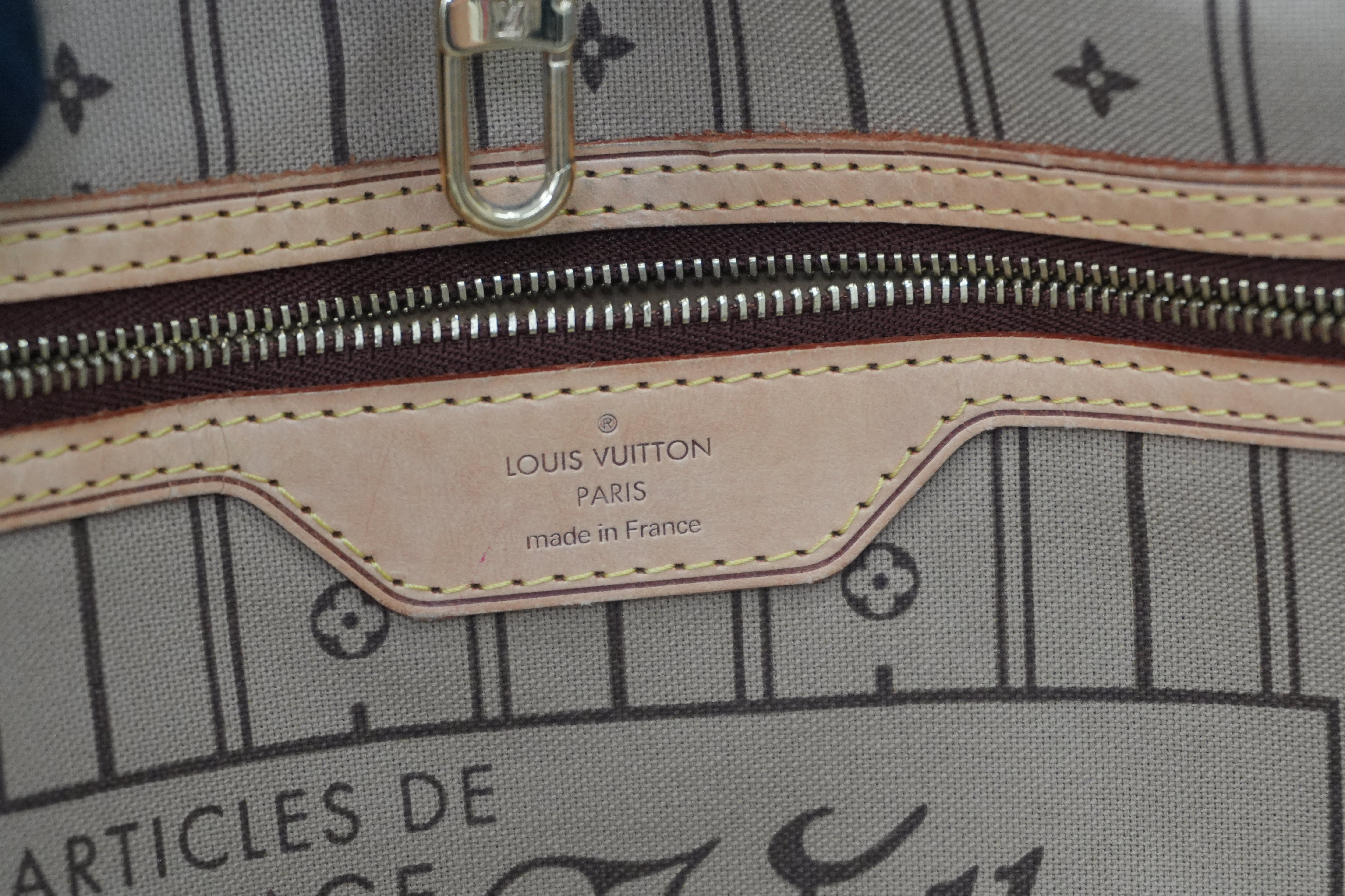 Louis Vuitton Monogram Neverfull GM Tote Bag Used