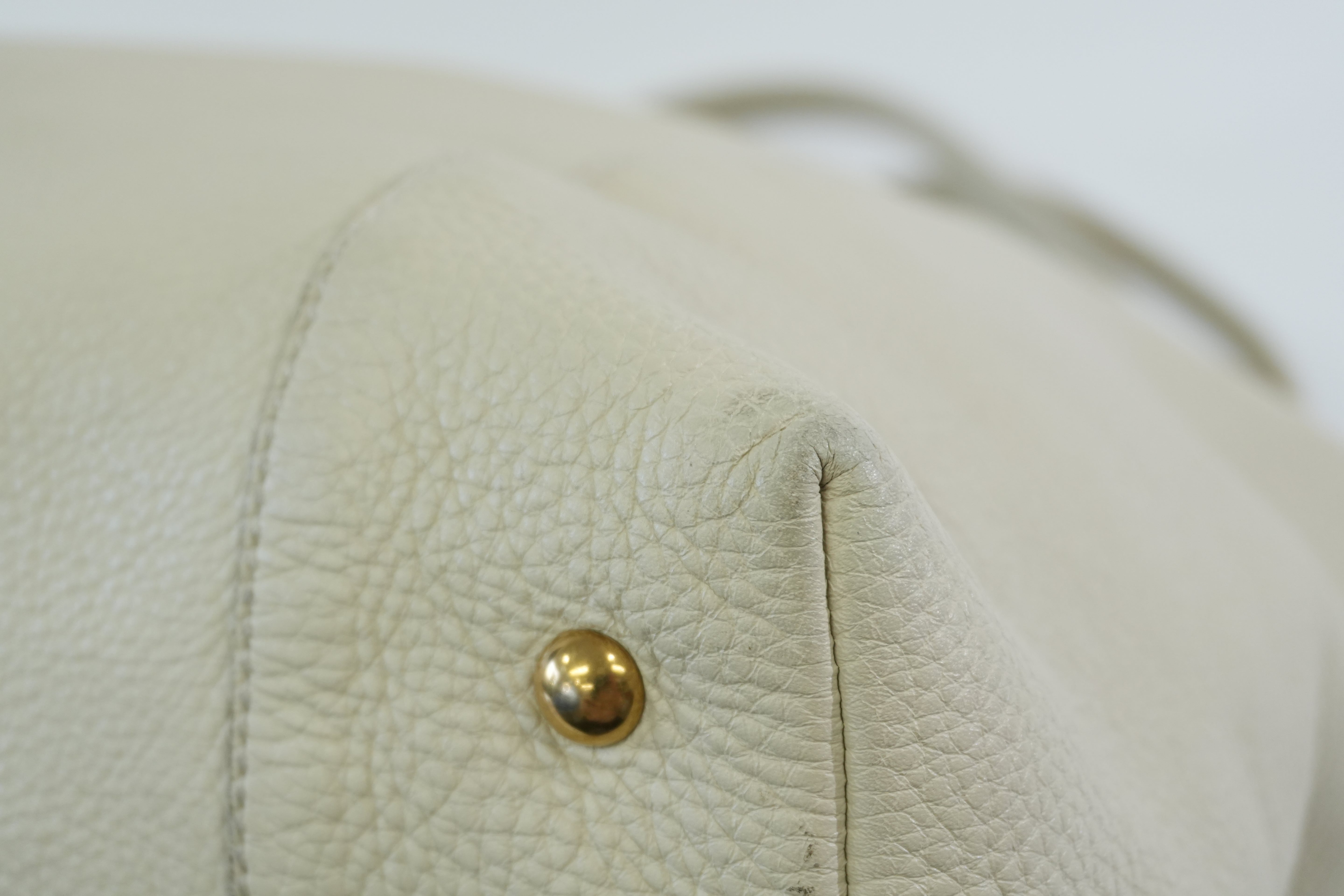 Pre-owned Gucci Interlocking G Tote Bag Ivory