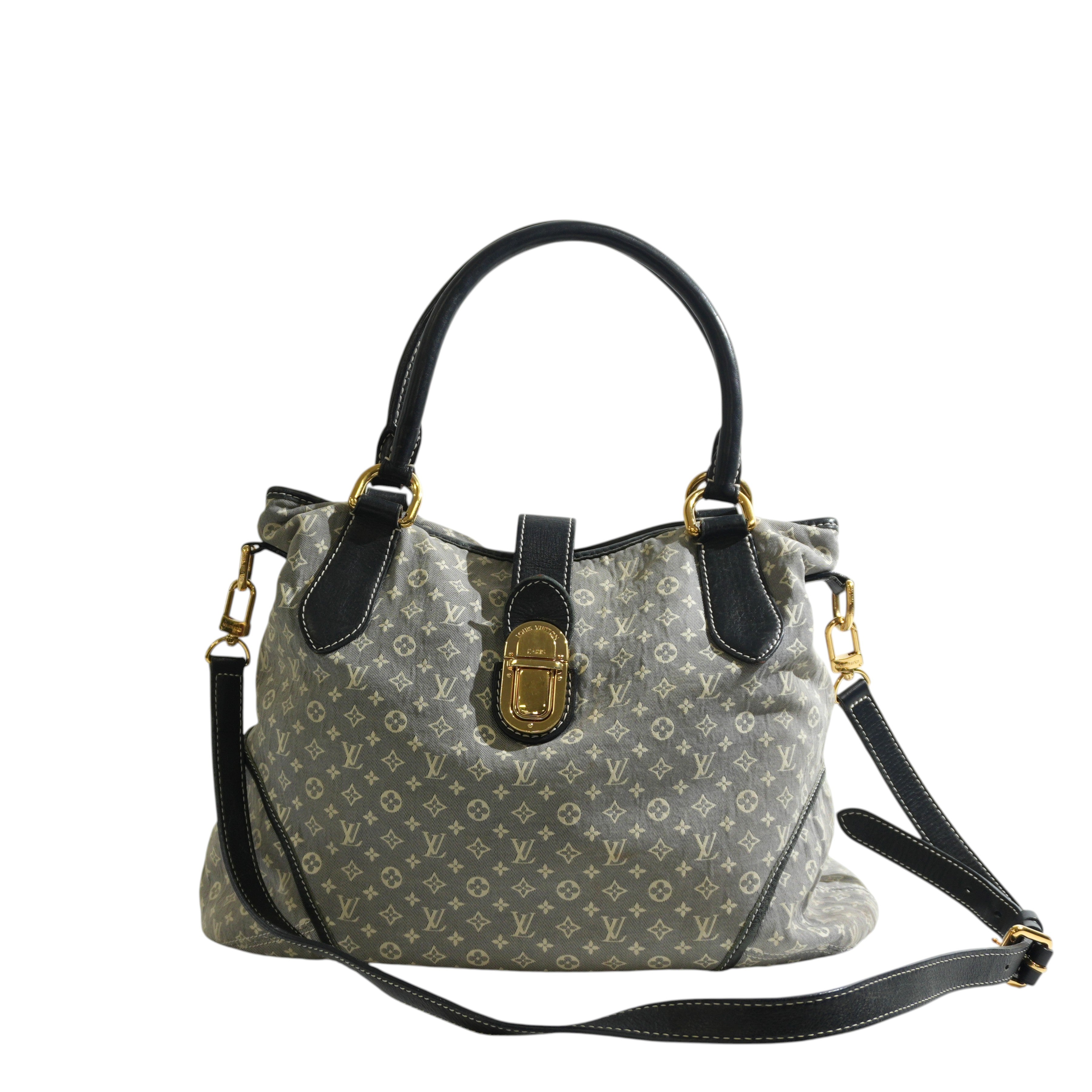 Pre-owned Louis Vuitton Encre Monogram Idylle Elegie Tote Bag Gray