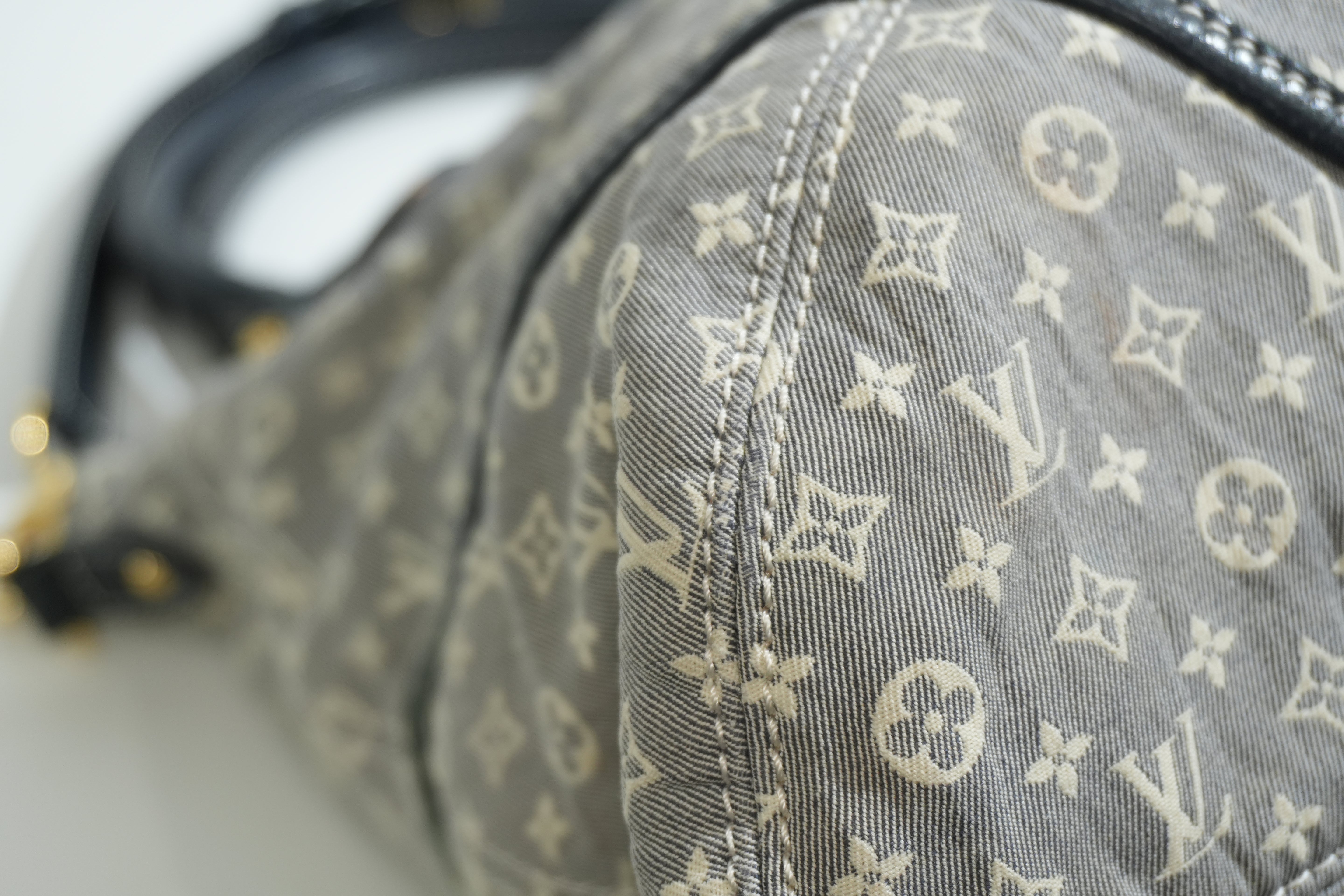 Pre-owned Louis Vuitton Encre Monogram Idylle Elegie Tote Bag Gray