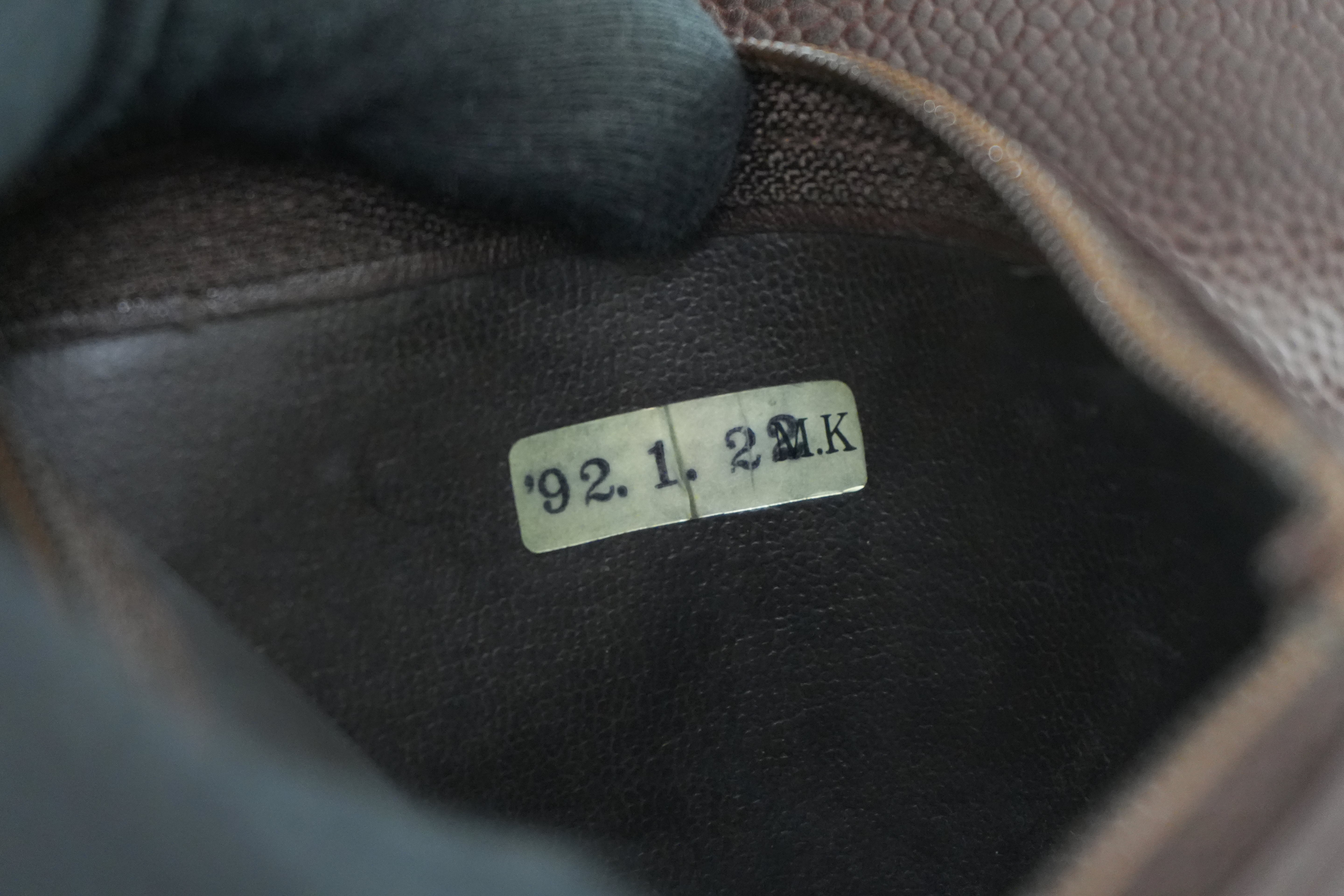 Chanel Caviar Skin Chain Shoulder Bag Bucket Shoulder Bag Brown Used