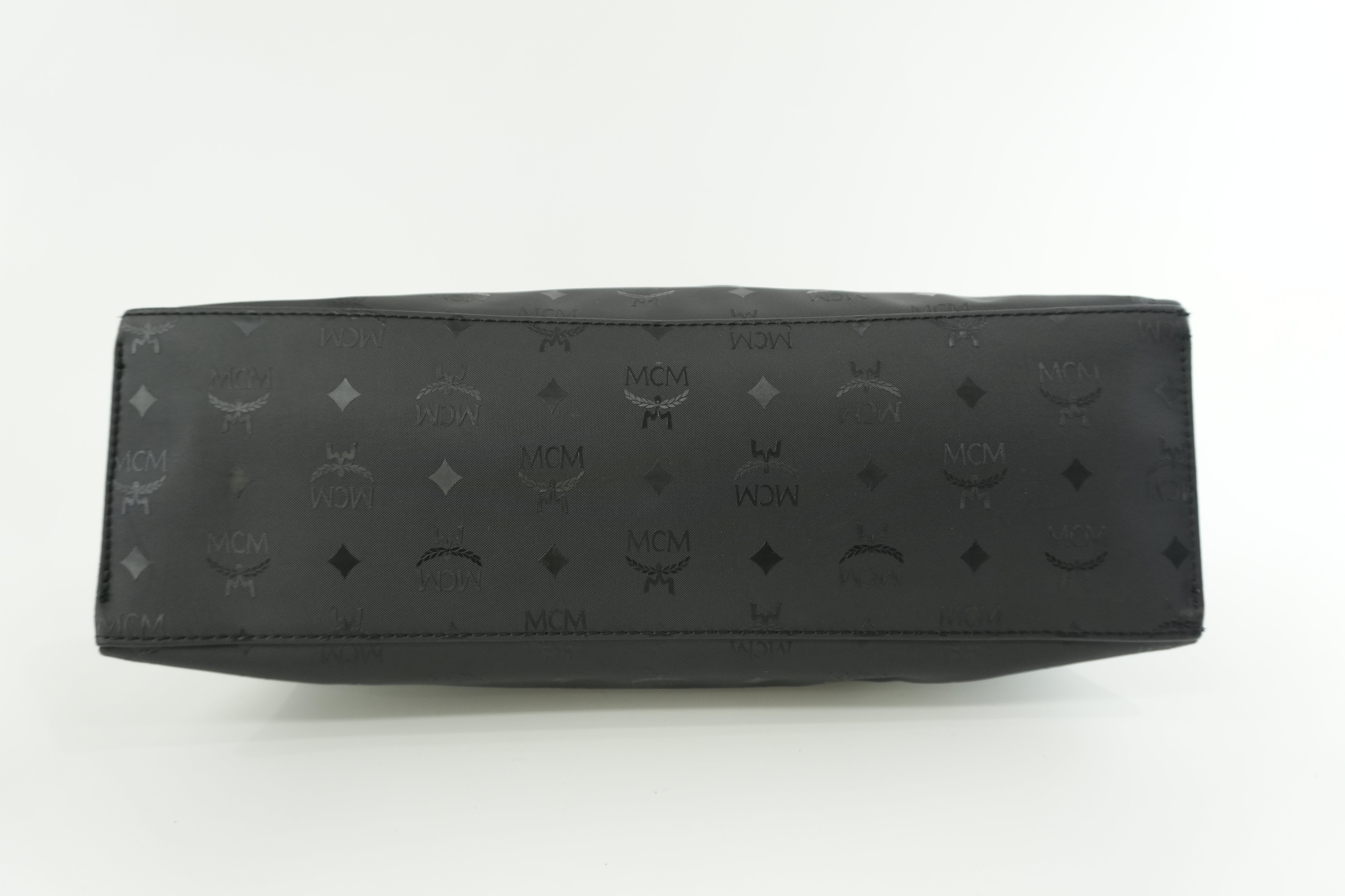 MCM Tote Bag Black Used