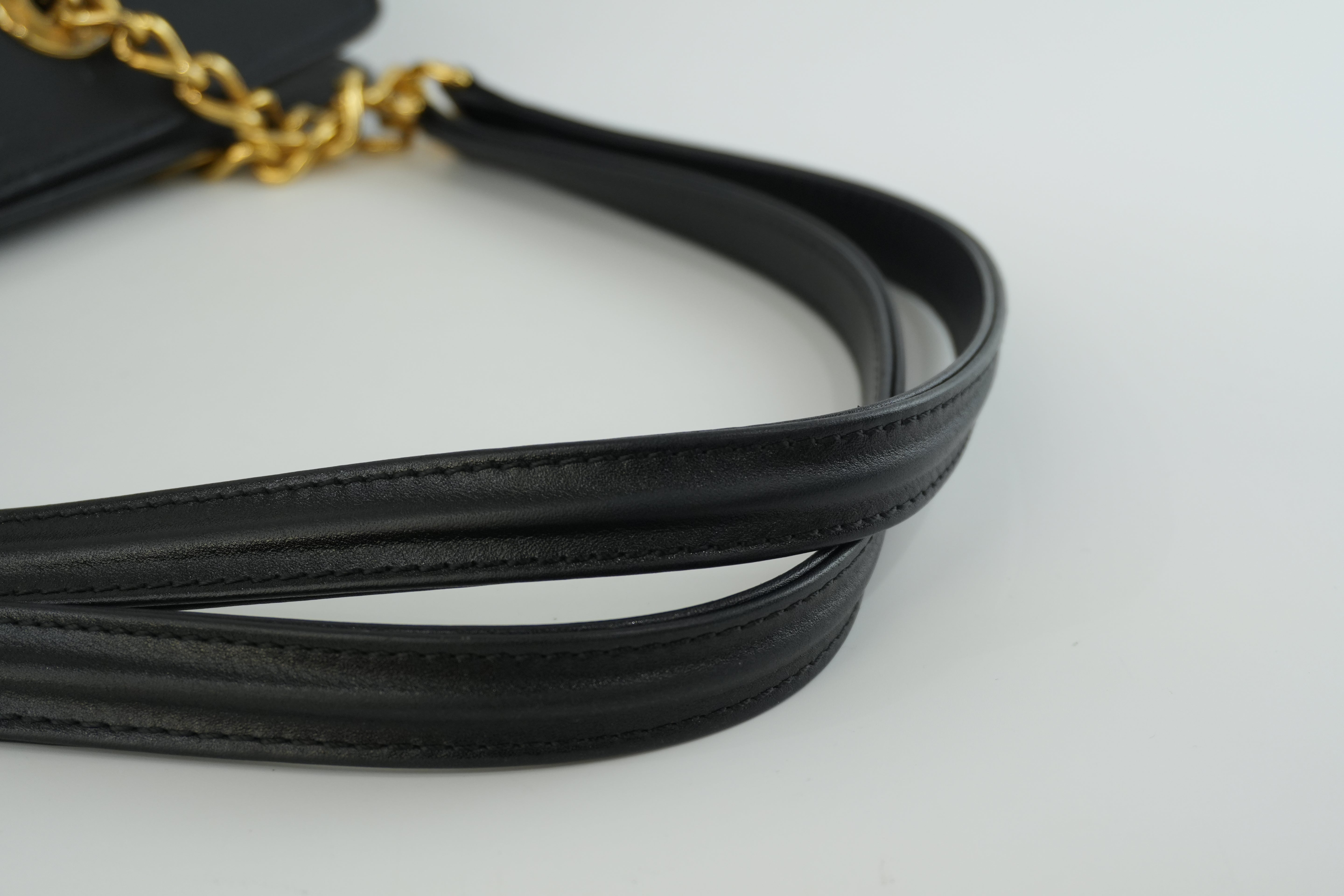 MCM Tote Bag Black Used