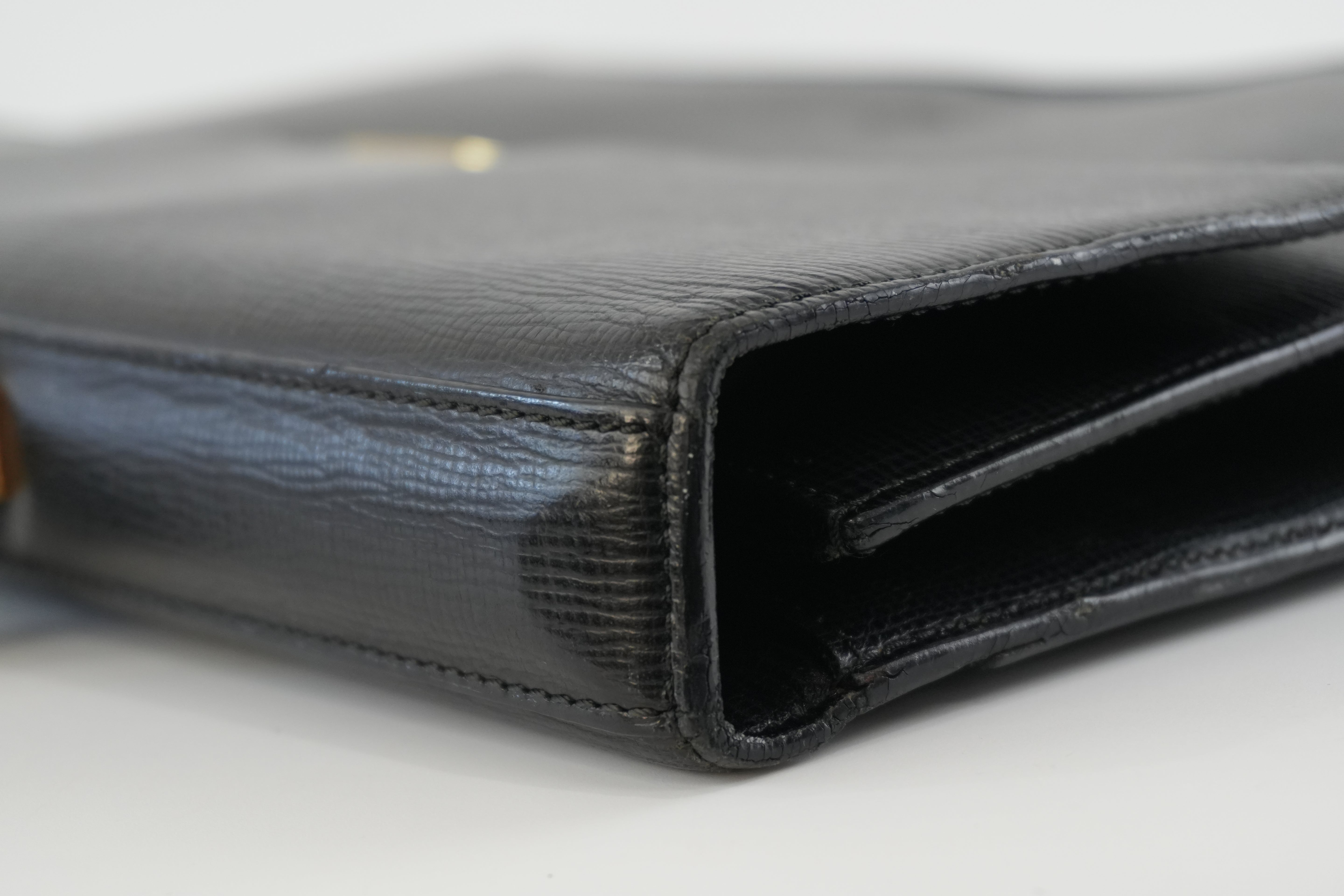 Loewe Briefcase Black Used