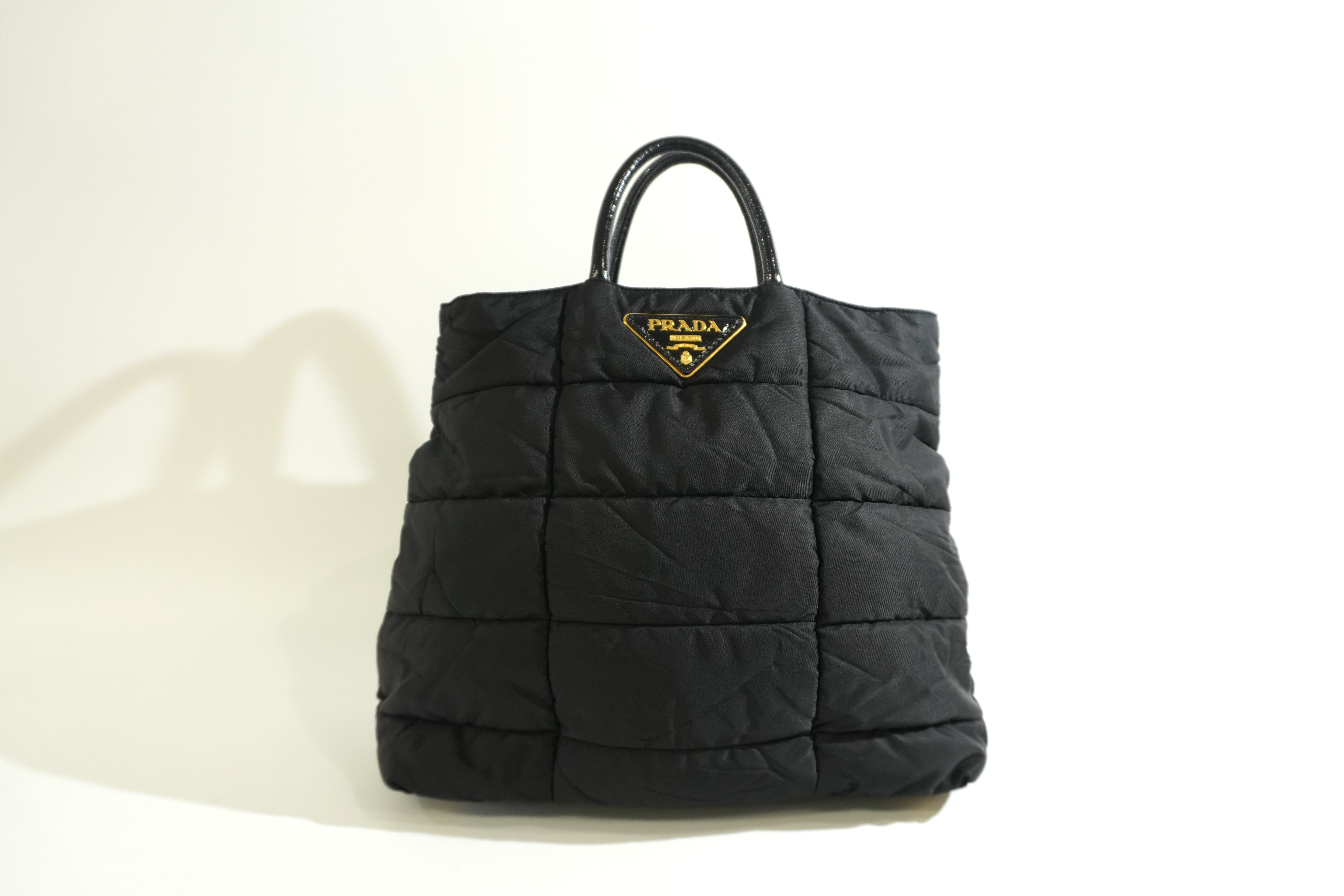 Pre-owned Prada Quilted Handbag Black