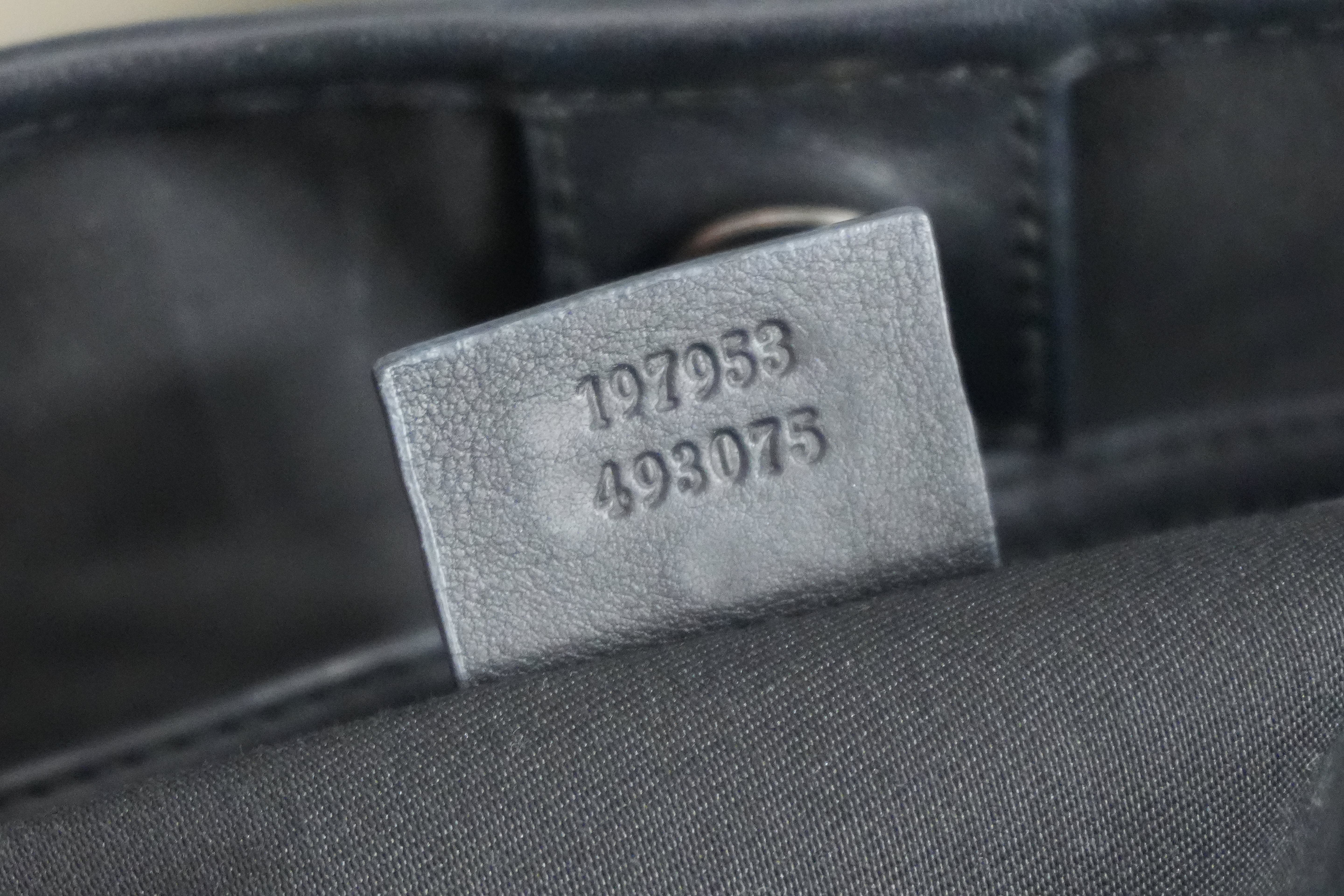 Pre-owned Gucci Joy Tote Bag Black and Silver