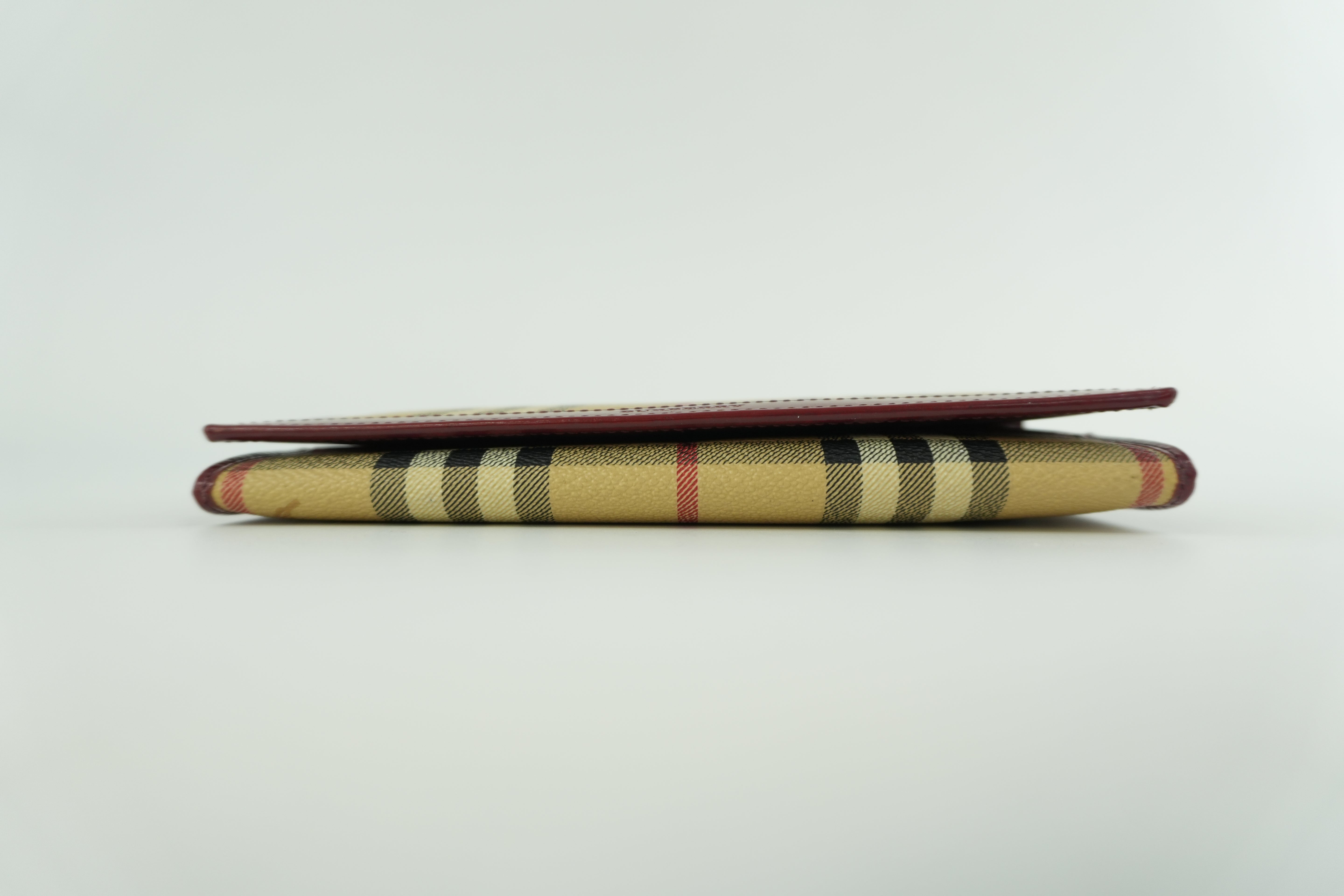 Burberry Wallet Burgundy Used