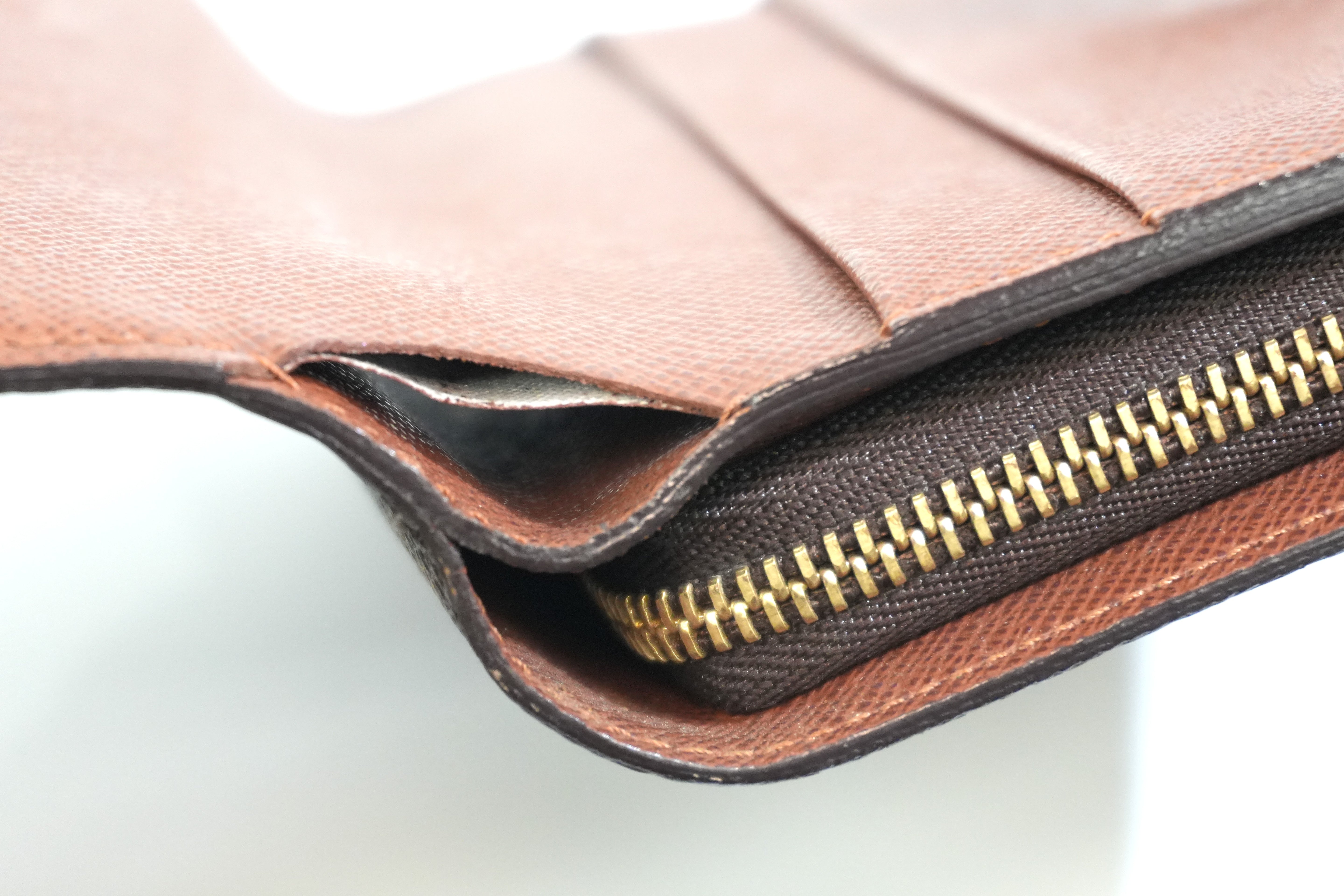Pre-owned Louis Vuitton Monogram Papi Short Wallet
