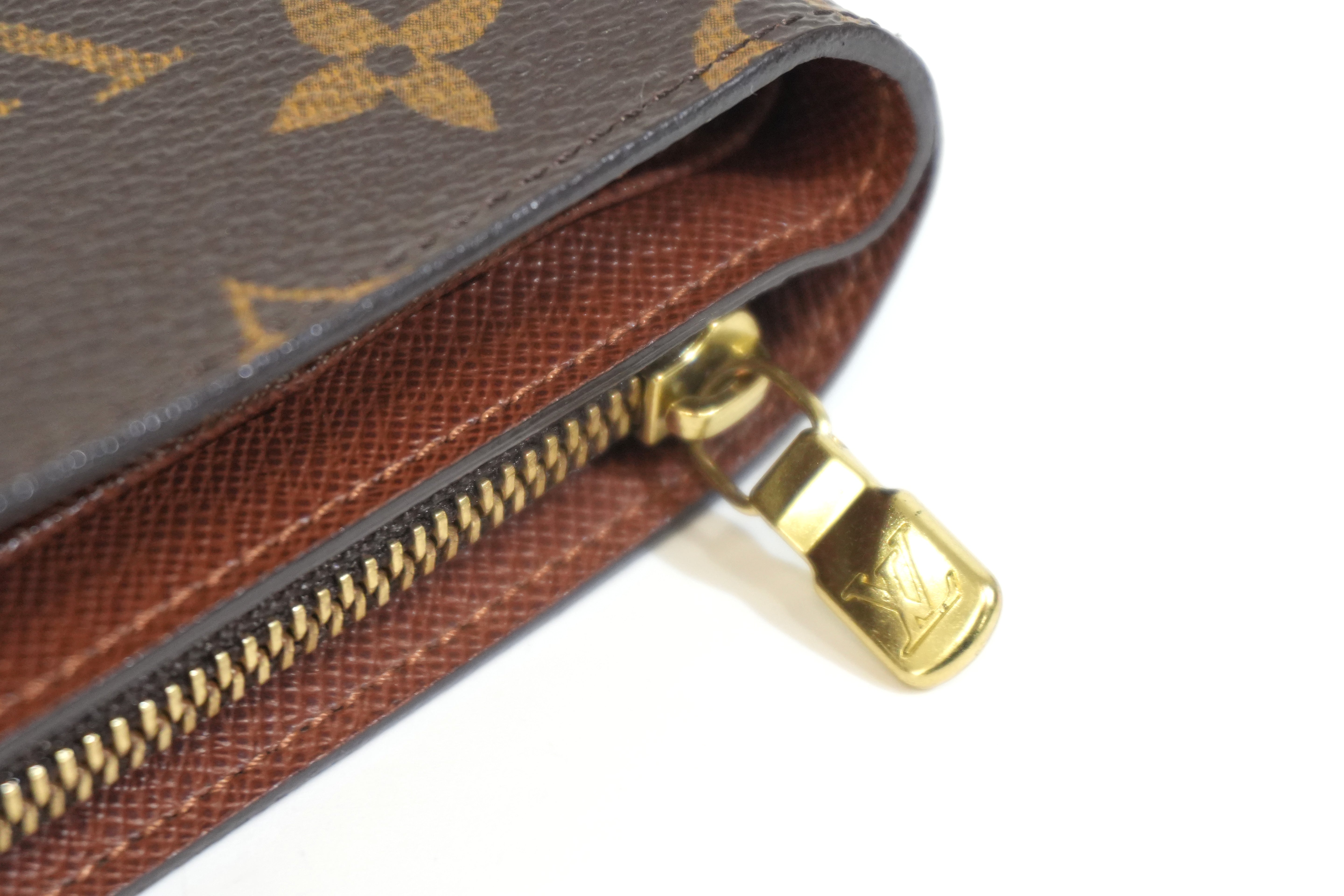 Pre-owned Louis Vuitton Monogram Papi Short Wallet