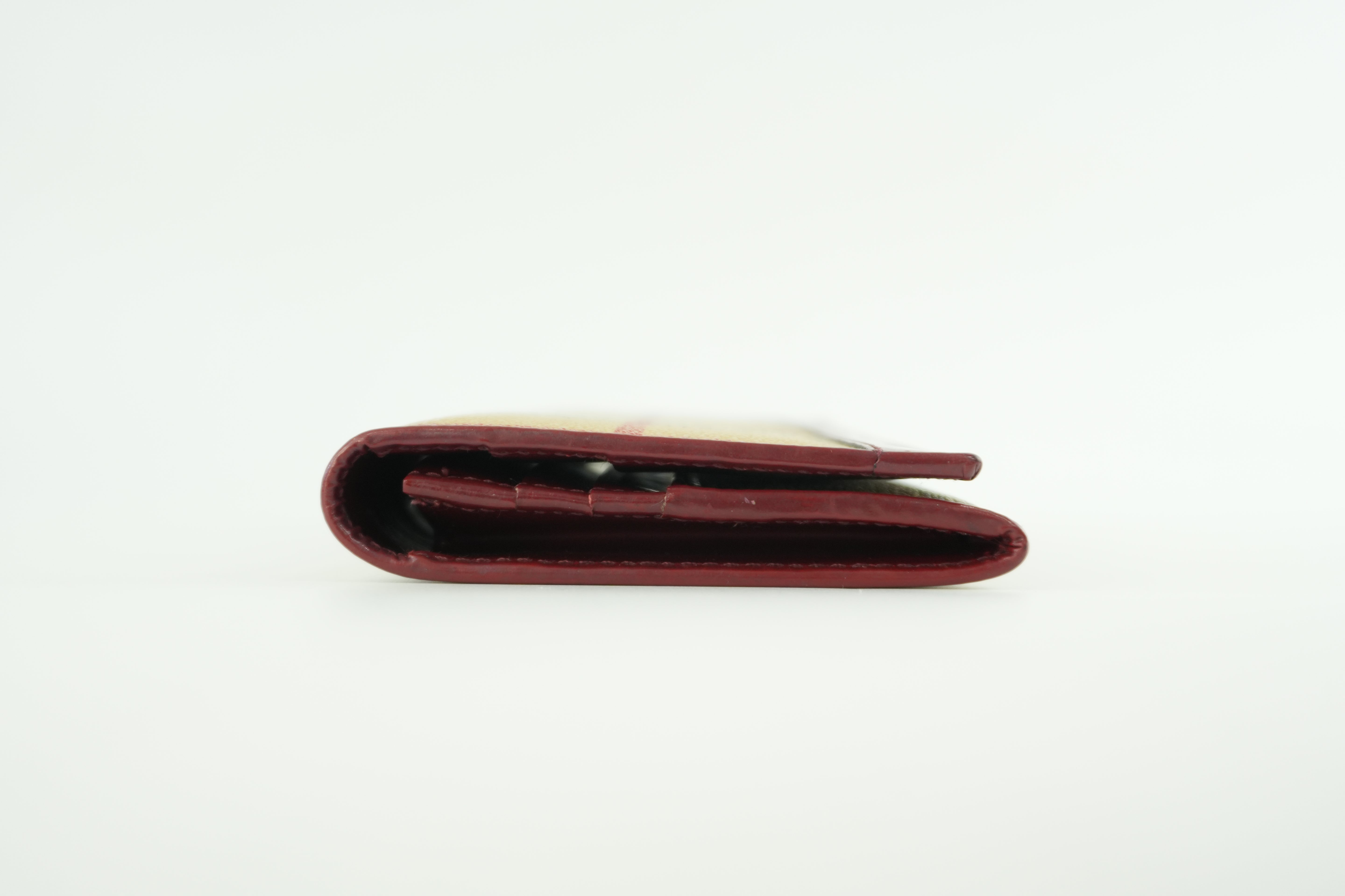 Burberry Wallet Burgundy Used
