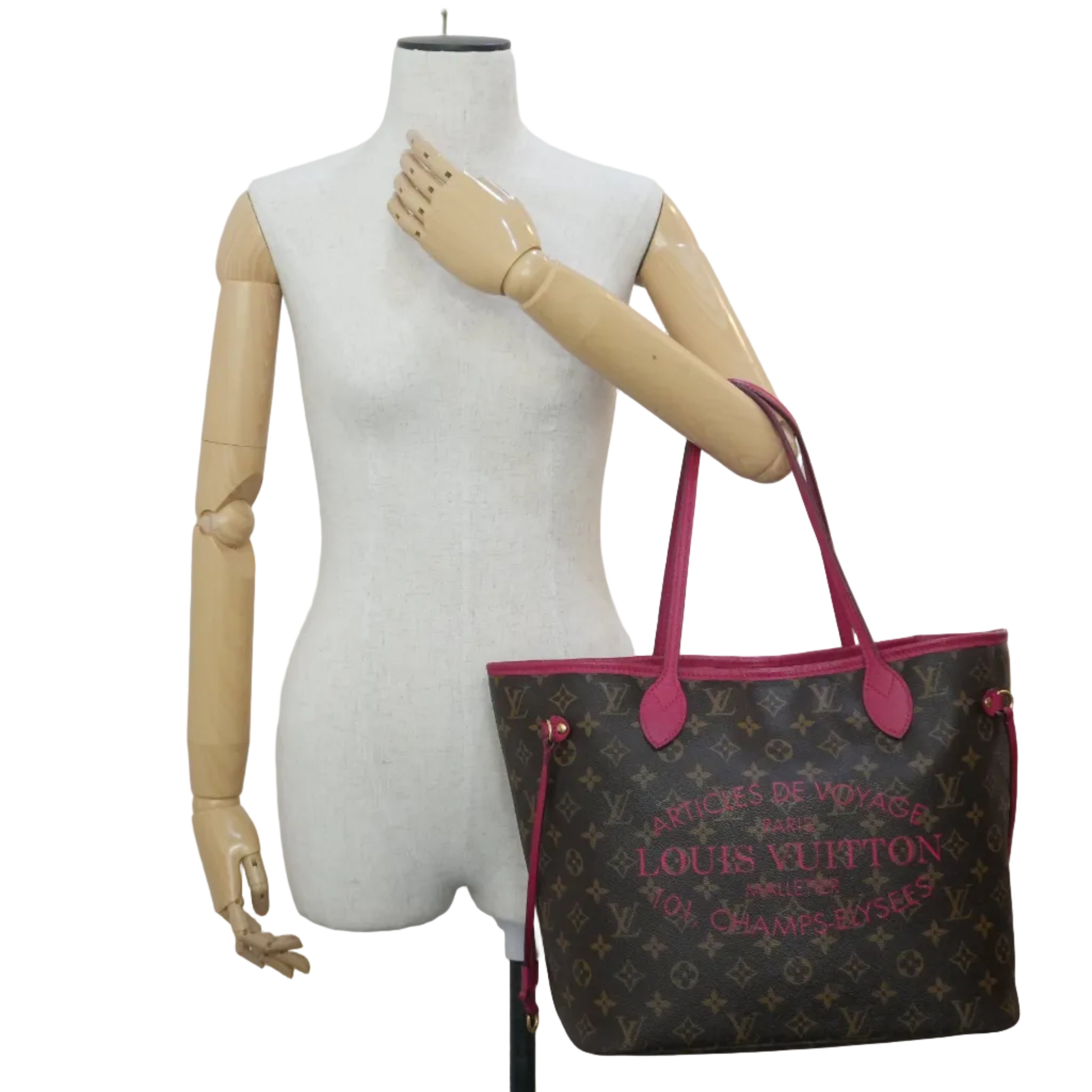 Pre-owned Louis Vuitton Monogram Limited Edition Neverfull MM Articles DE Voyage