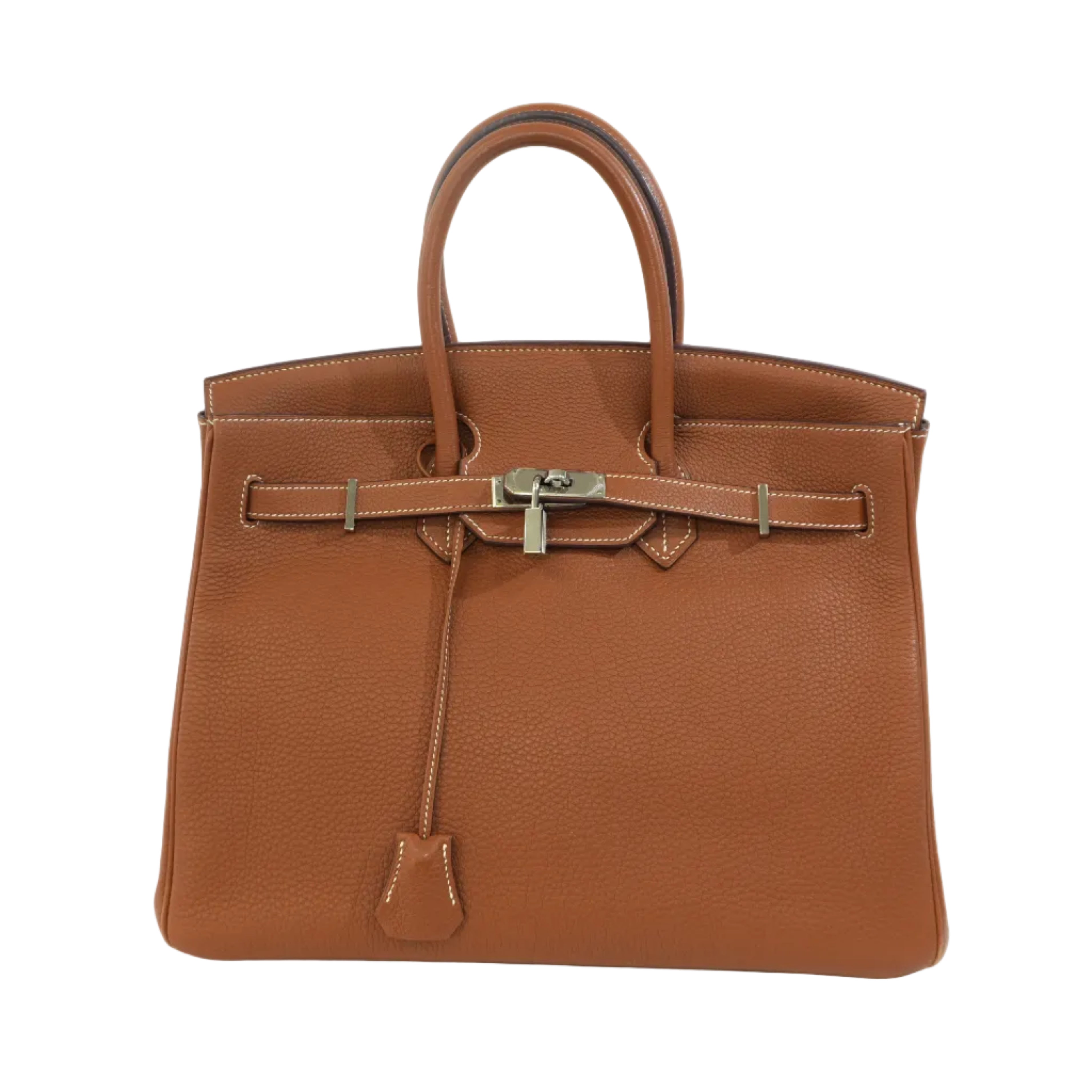Pre-owned Hermes Togo Leather Birkin 35 Gold