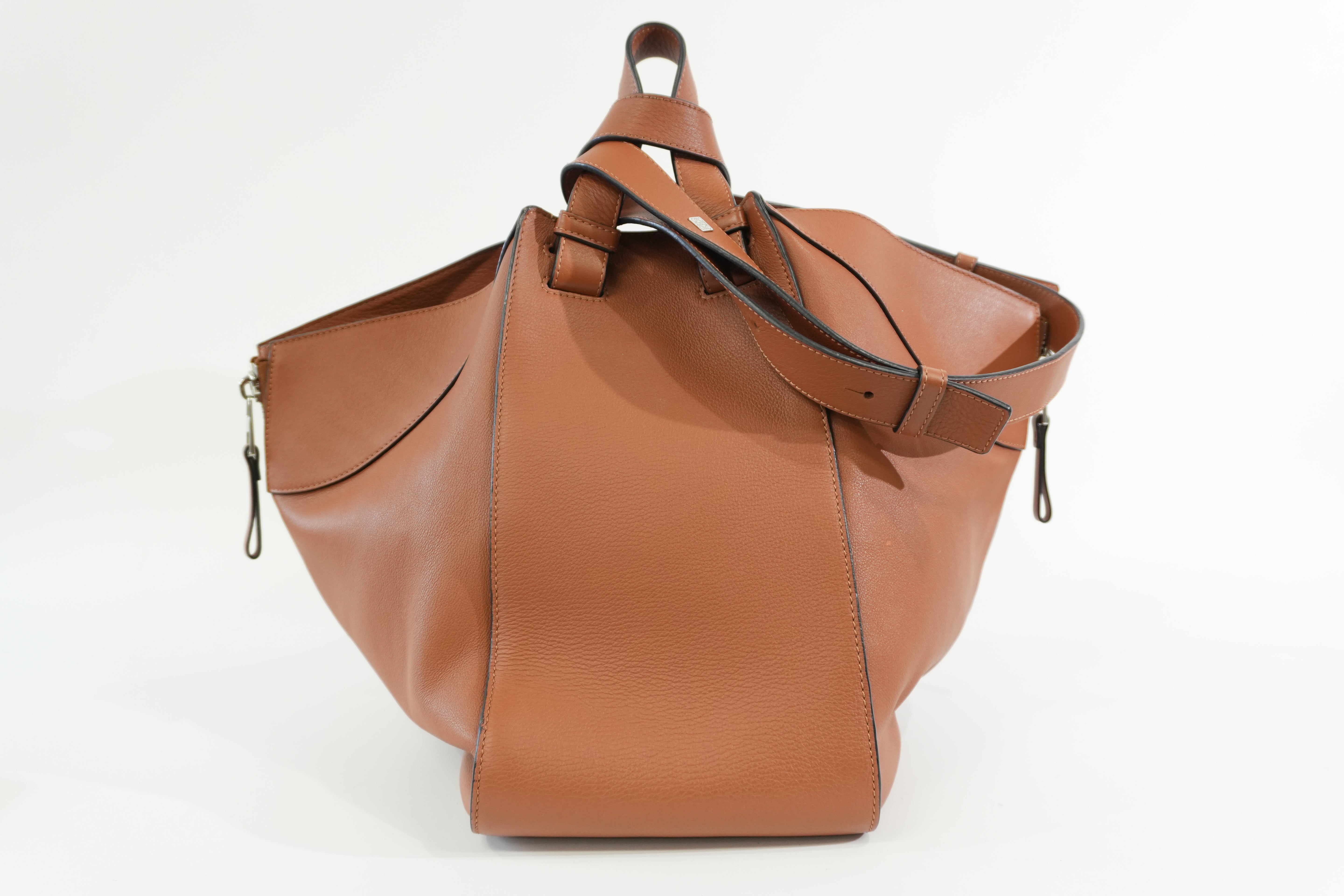 Pre-owned Loewe Big Hammock Shoulder Bag Brown