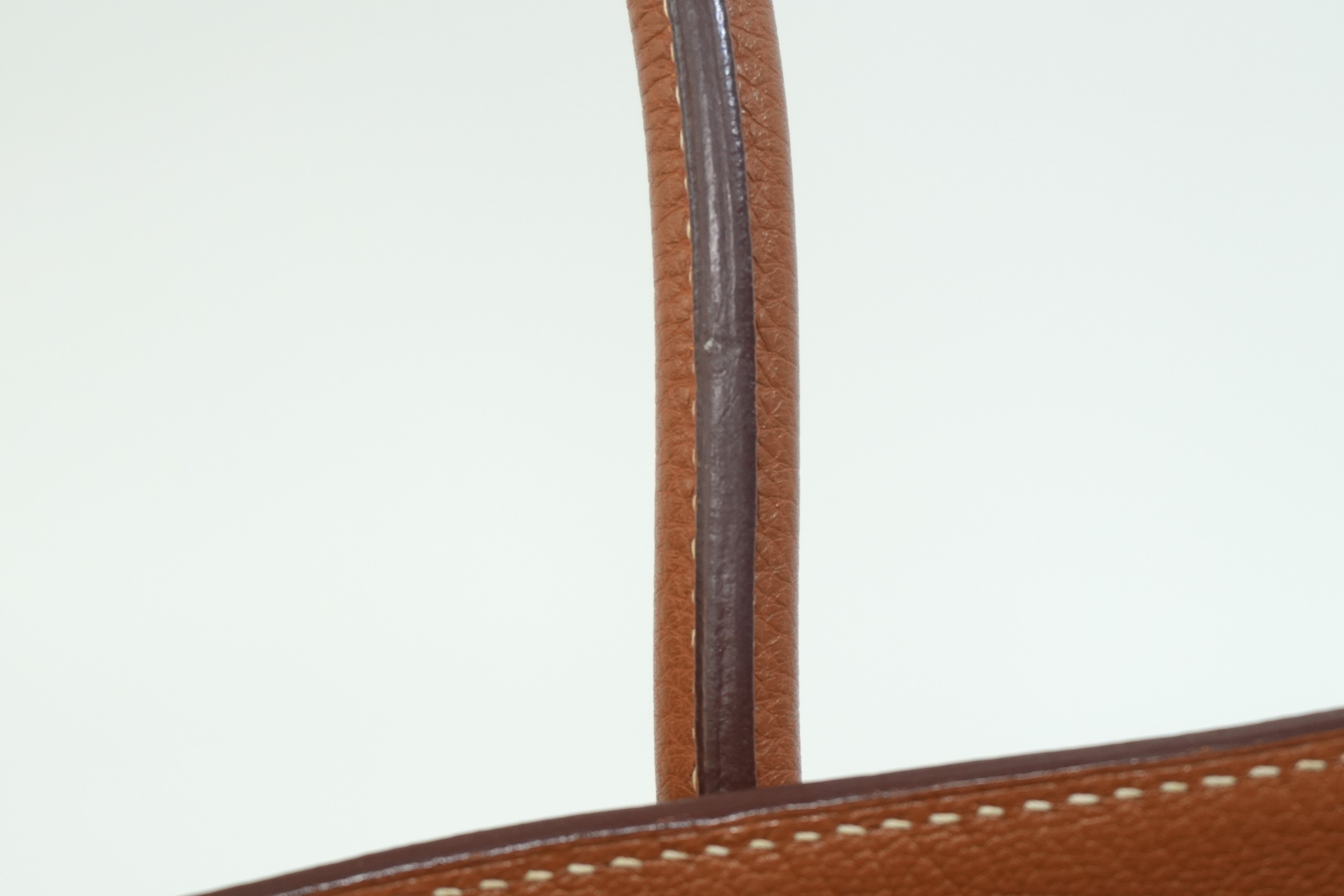 Pre-owned Hermes Togo Leather Birkin 35 Gold
