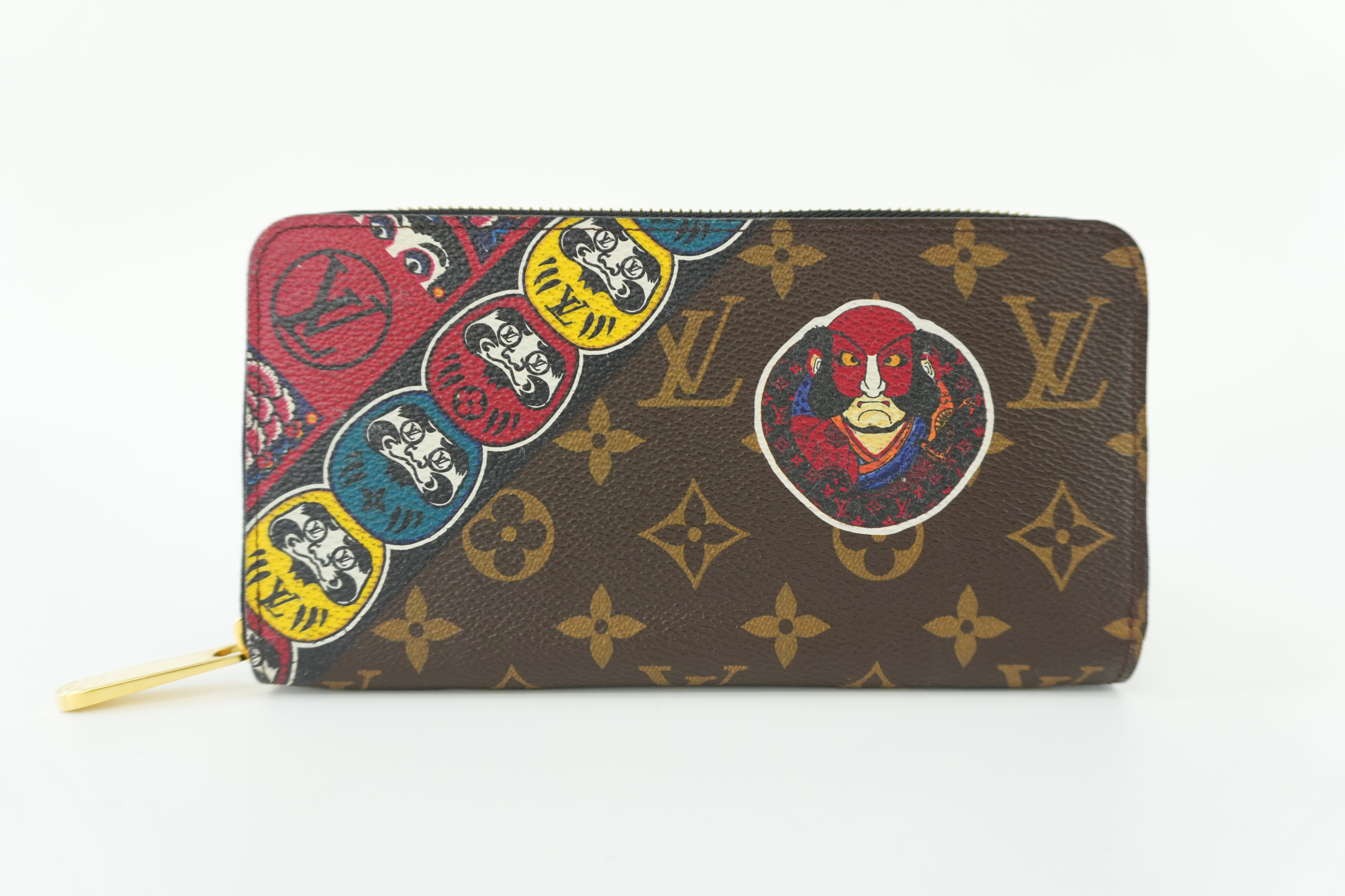 Louis Vuitton Limited Kansai Yamamote Kabuki Zipper Wallet Used