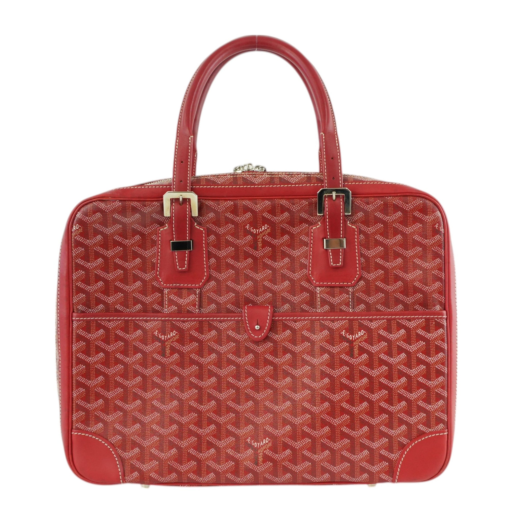 Goyard Briefcase Red Used