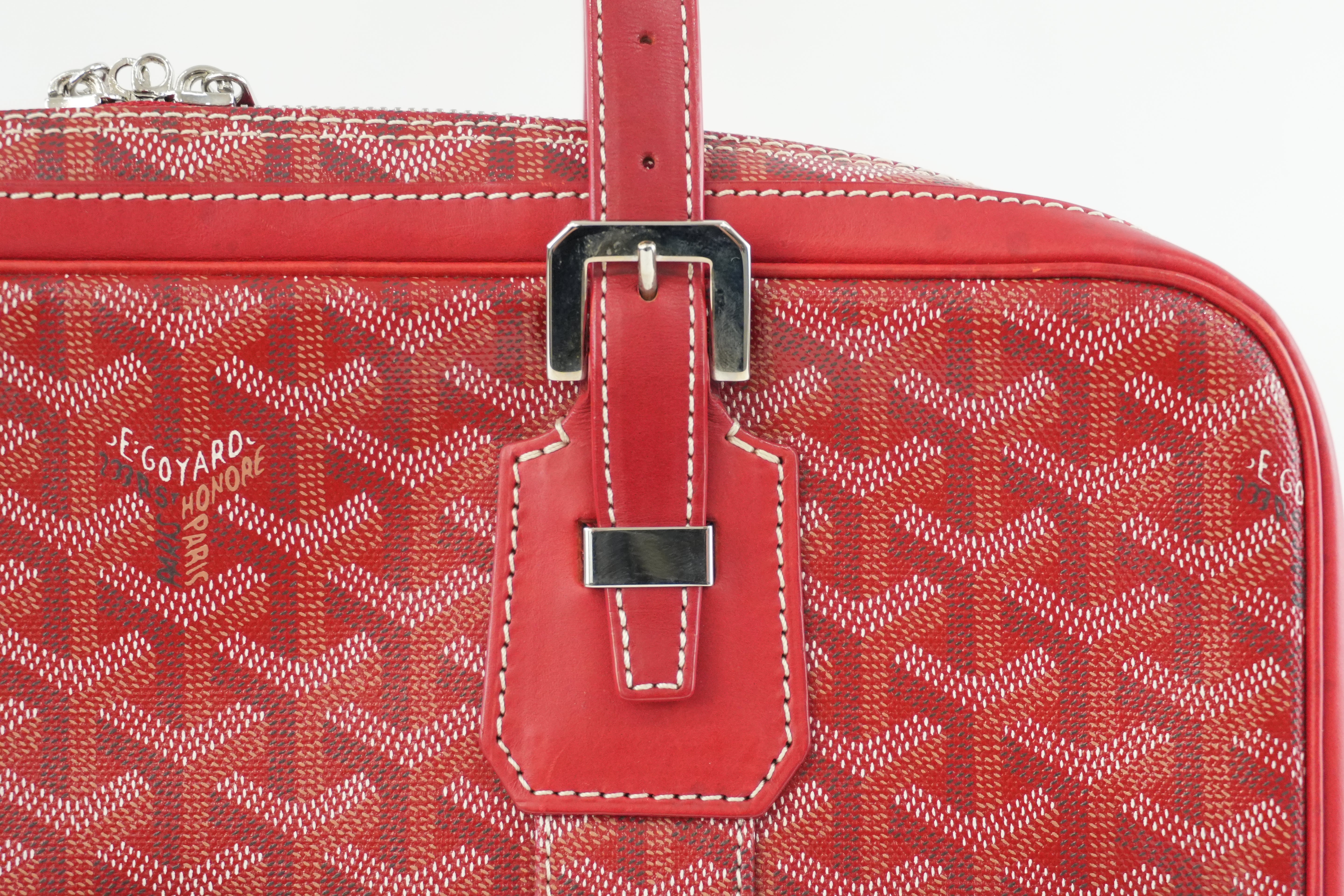 Goyard Briefcase Red Used