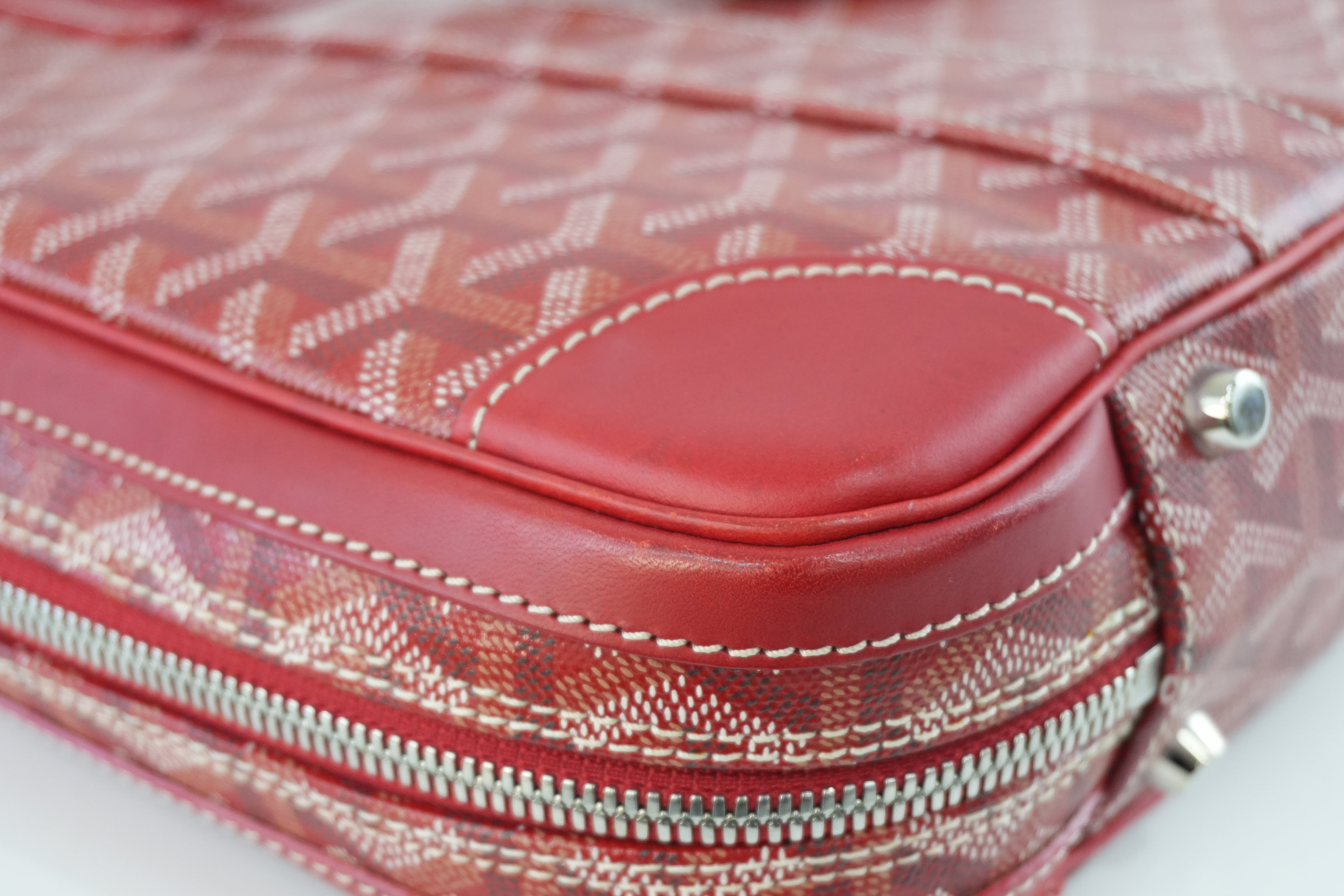 Goyard Briefcase Red Used