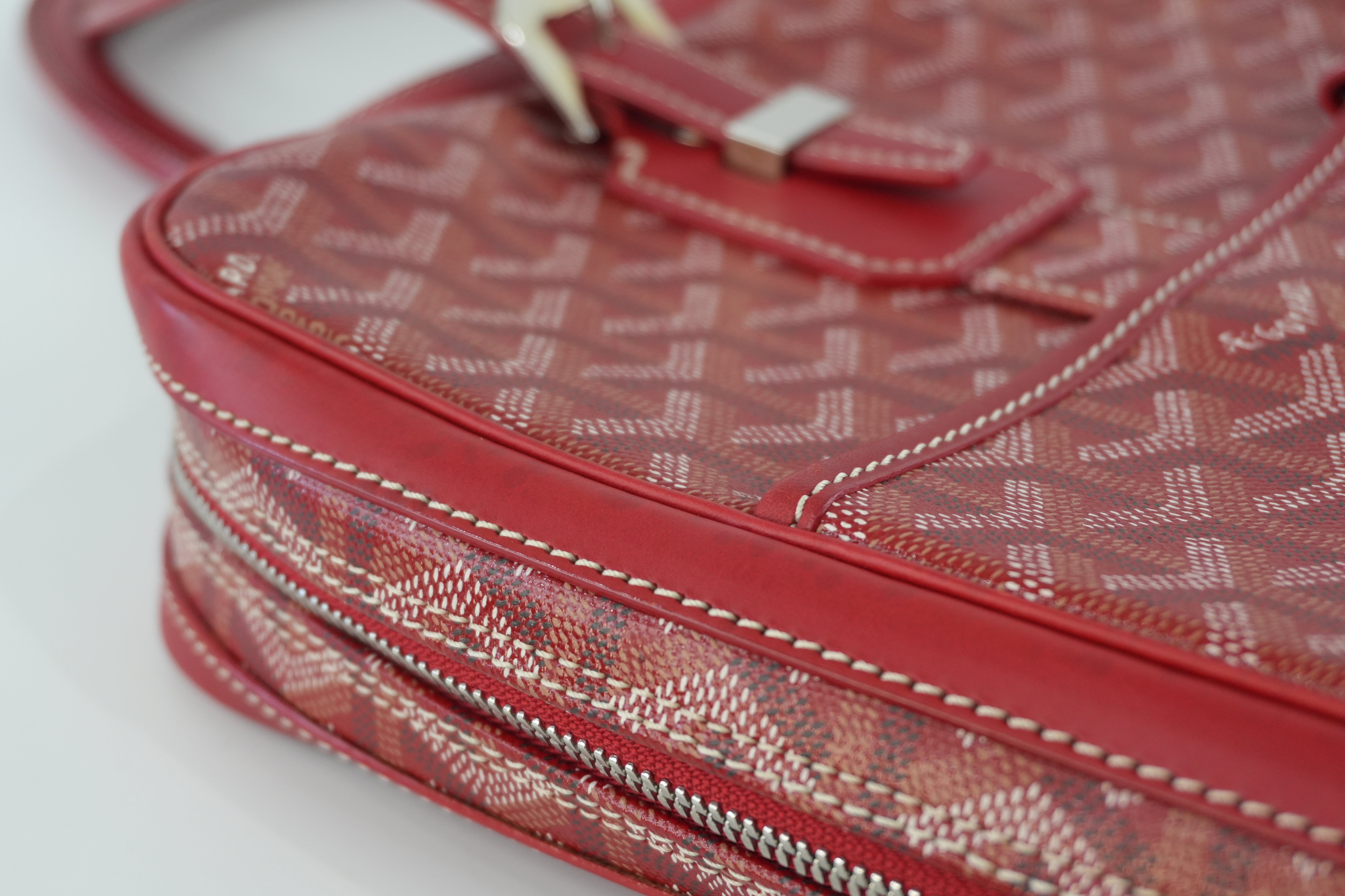 Goyard Briefcase Red Used