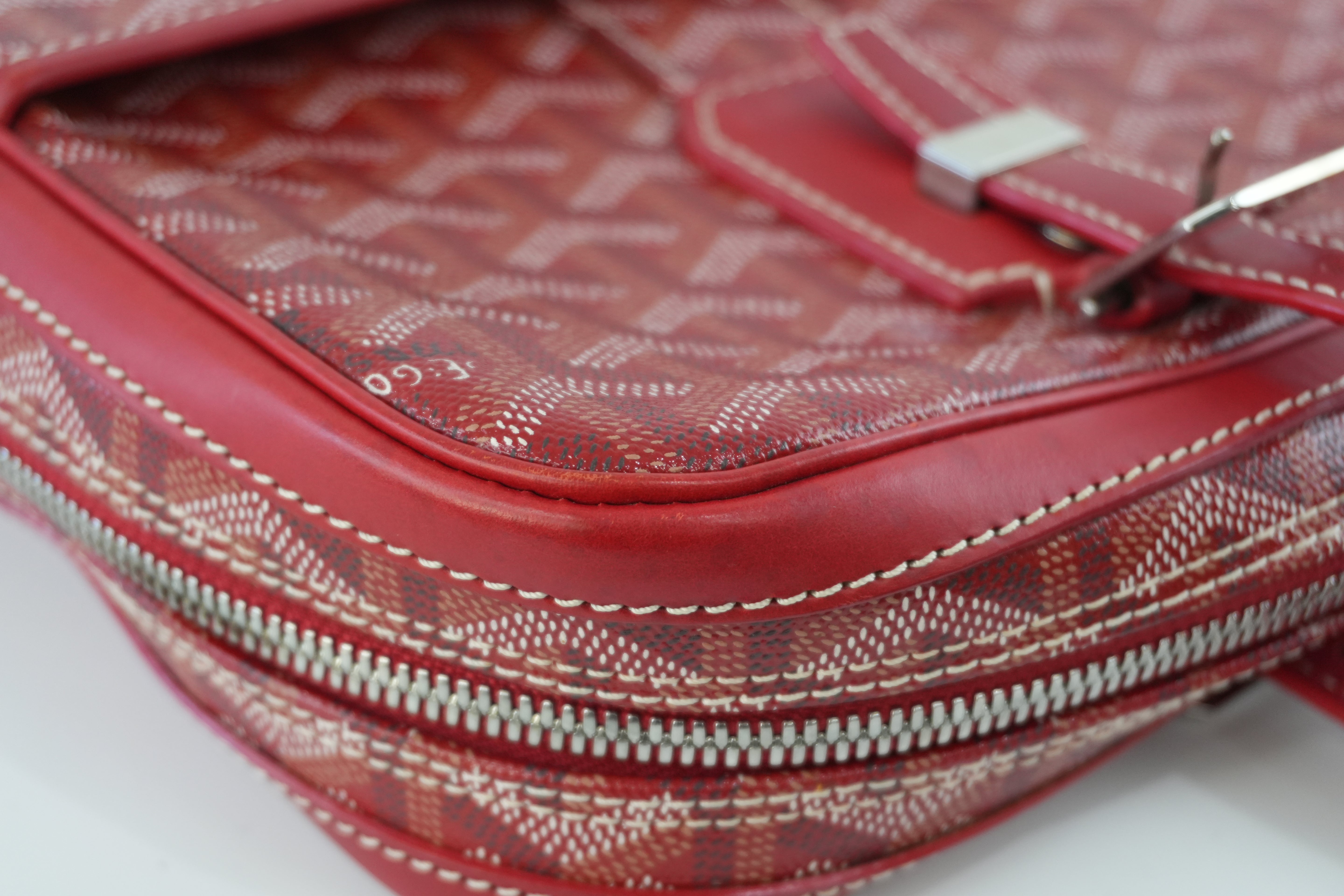 Goyard Briefcase Red Used