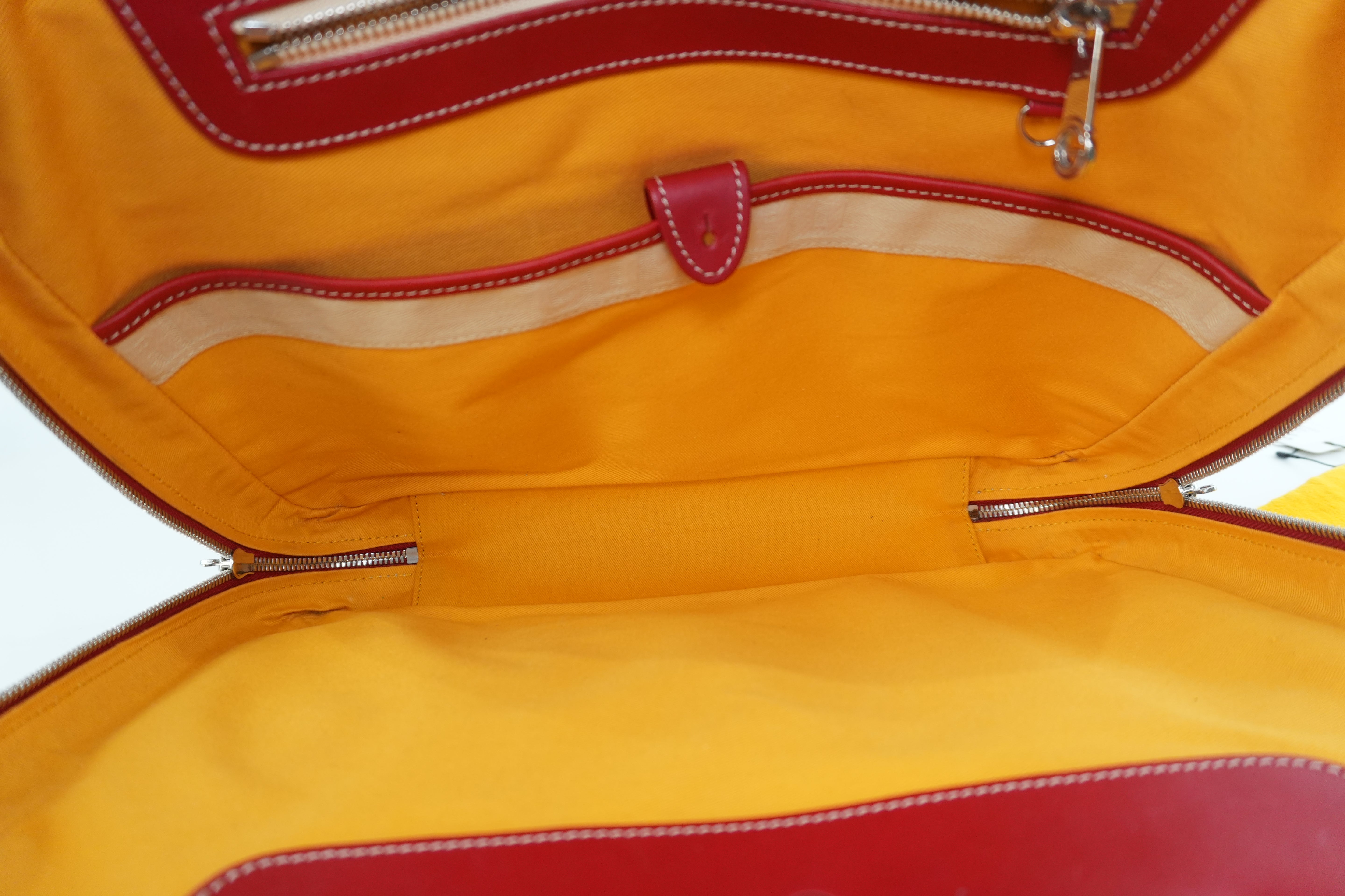 Goyard Briefcase Red Used