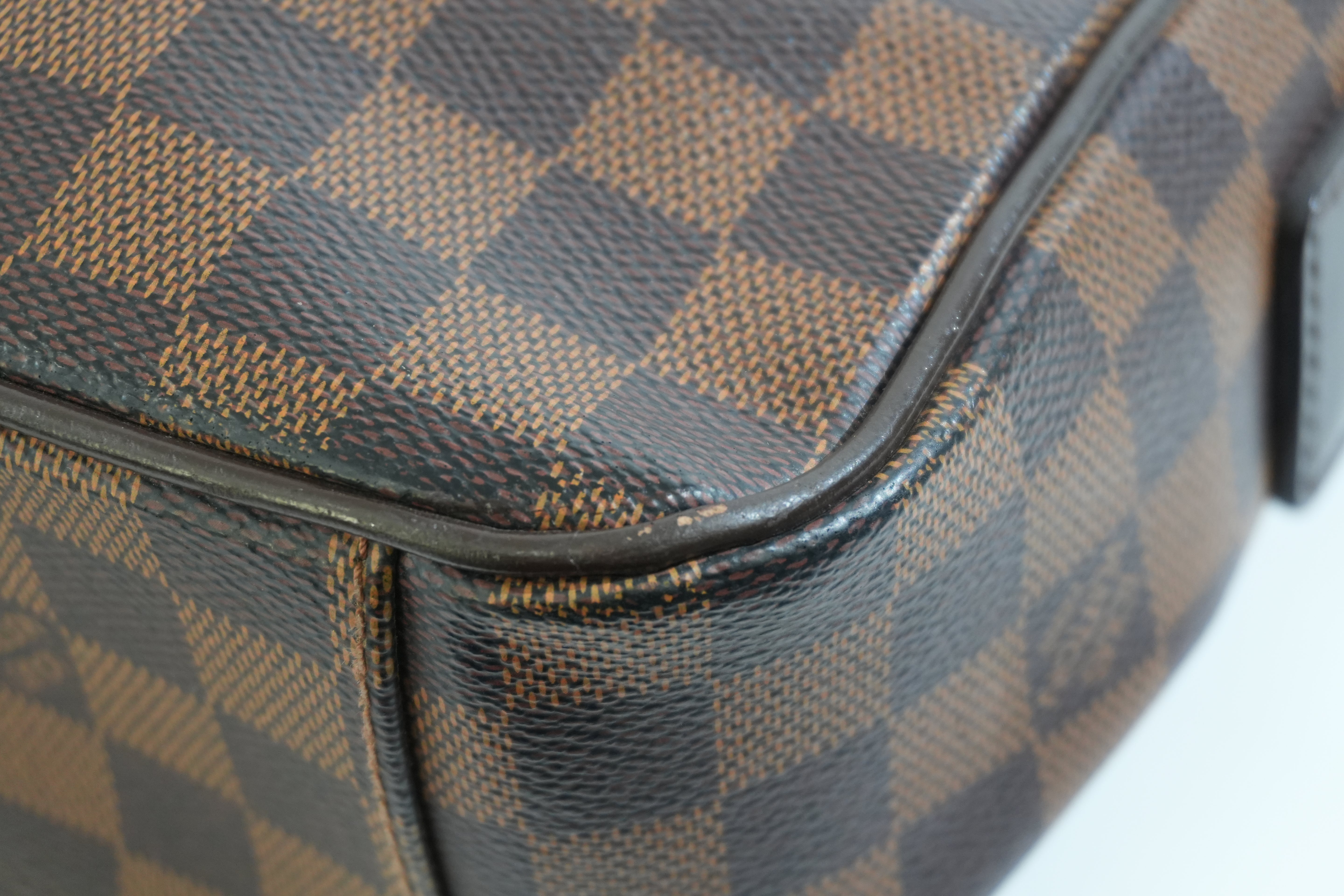 Pre-owned Louis Vuitton Damier Ebene Shelton Messenger Bag