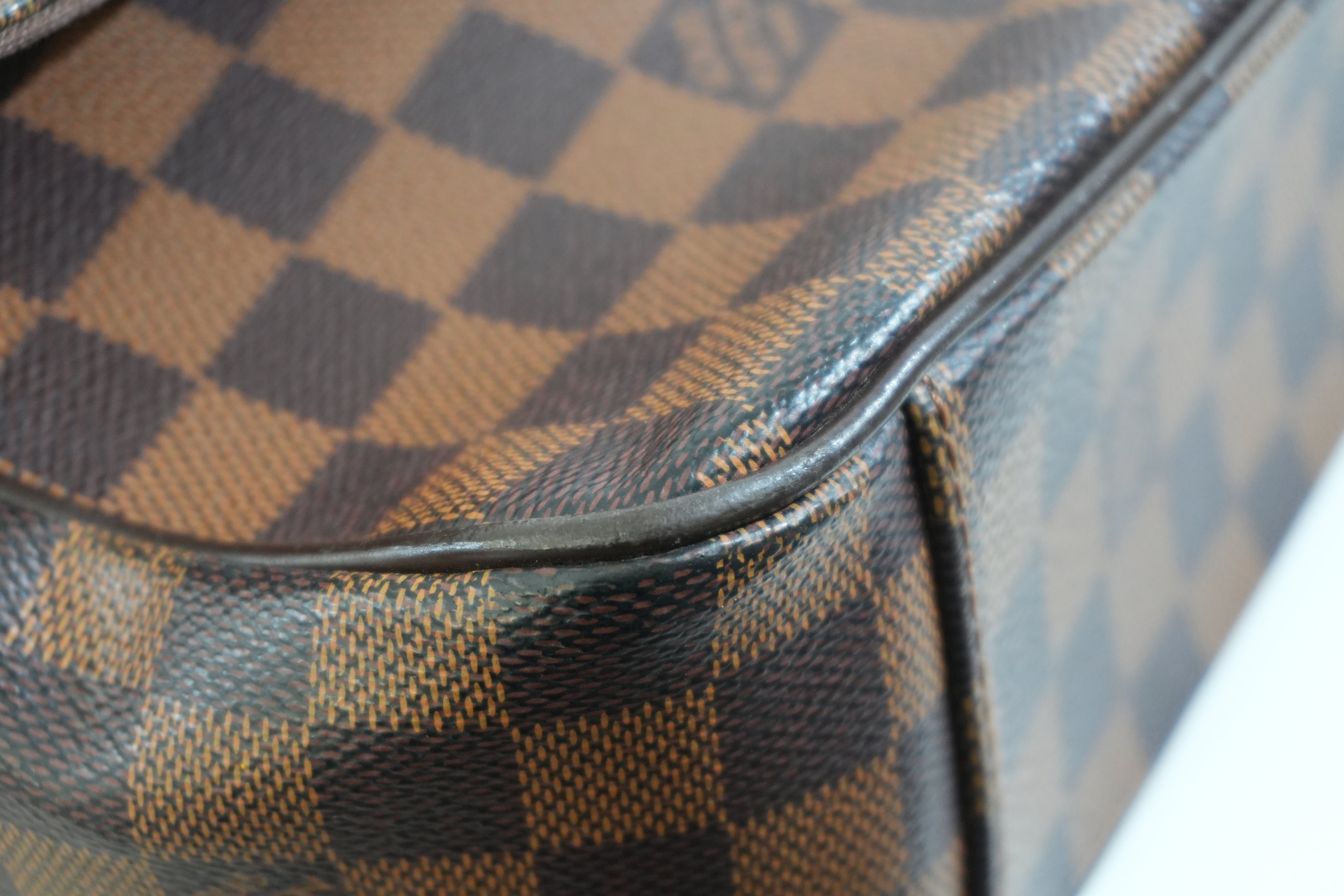 Pre-owned Louis Vuitton Damier Ebene Shelton Messenger Bag
