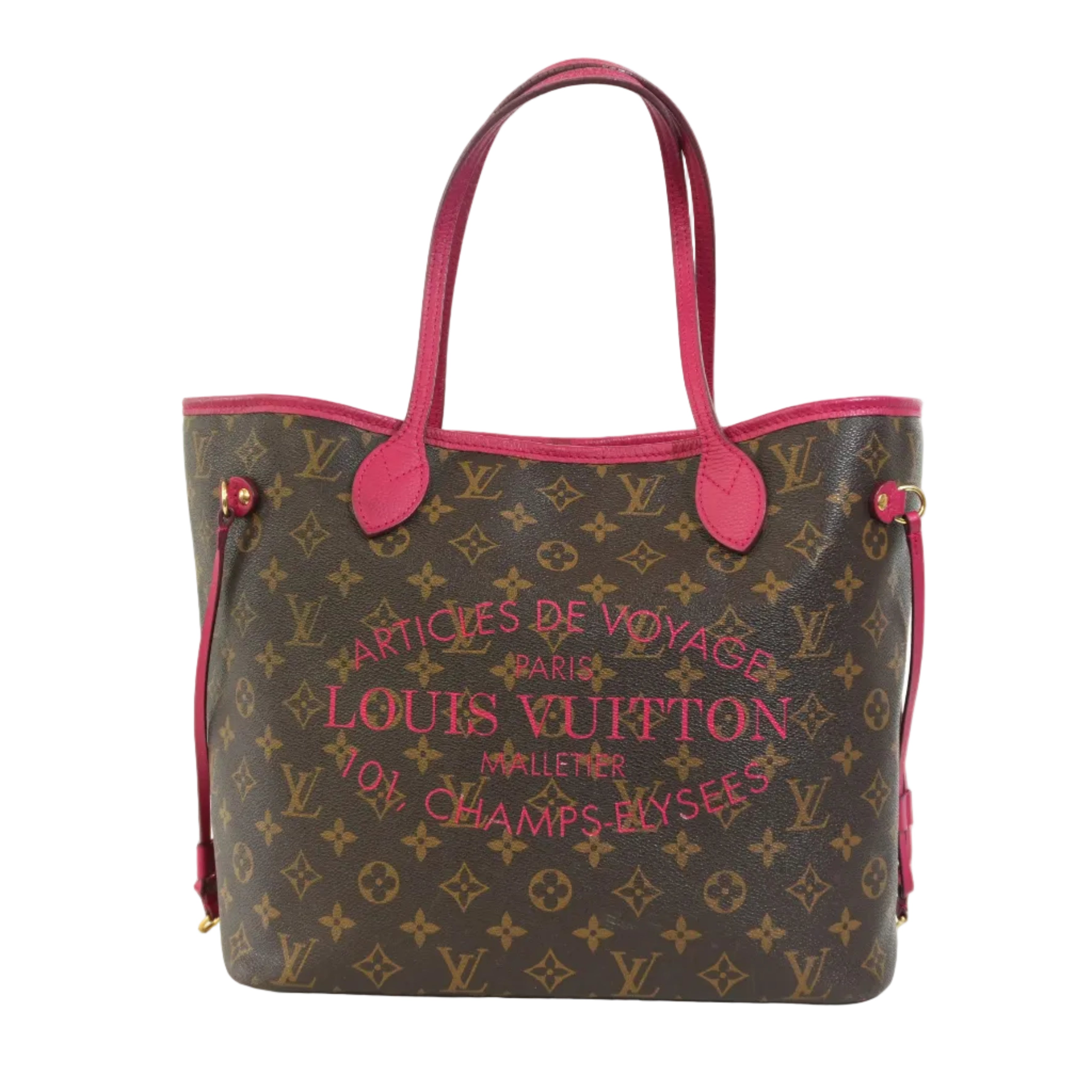 Pre-owned Louis Vuitton Monogram Limited Edition Neverfull MM Articles DE Voyage