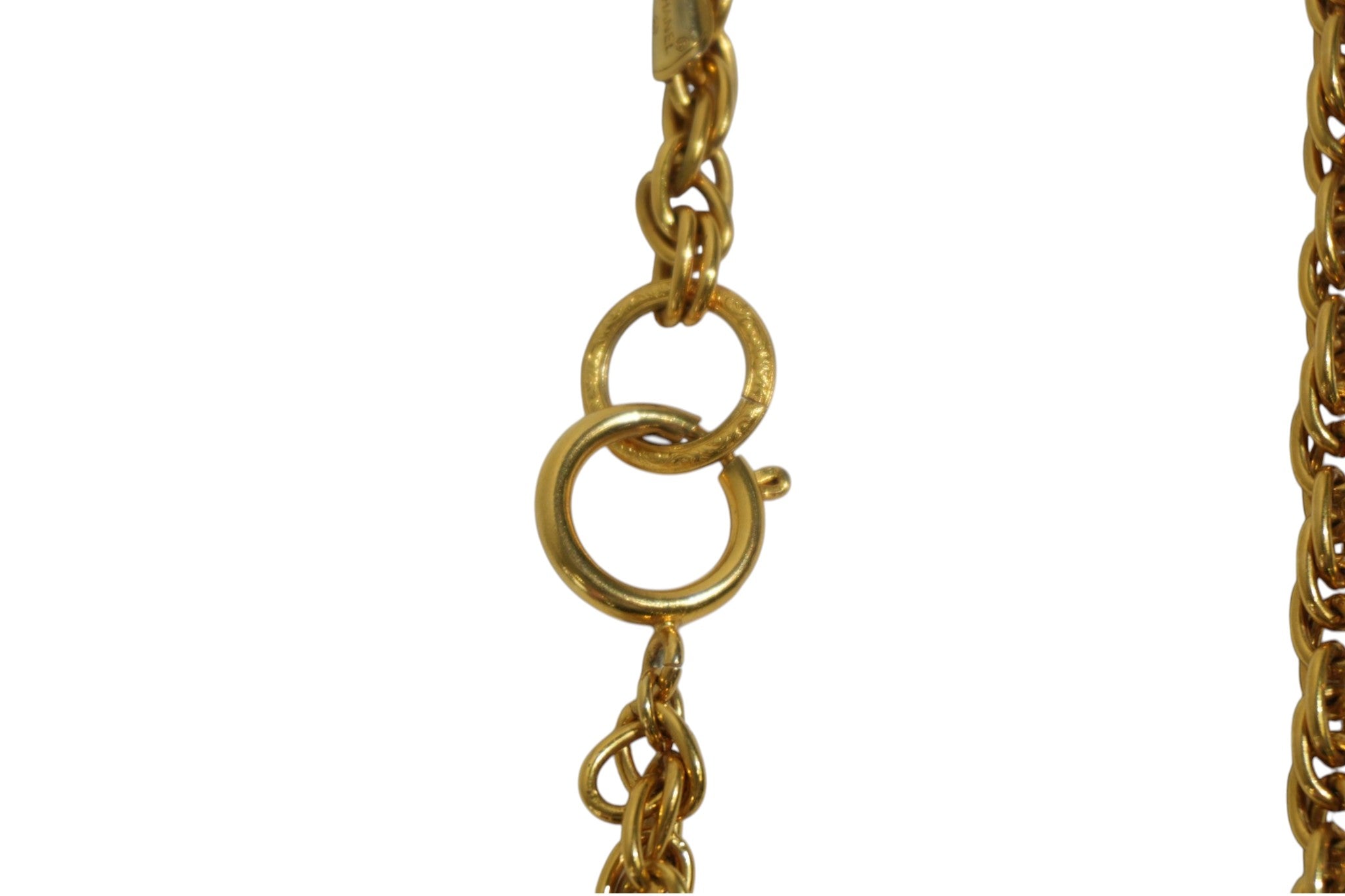 Pre-owned Chanel Medallion Necklace Gold tone