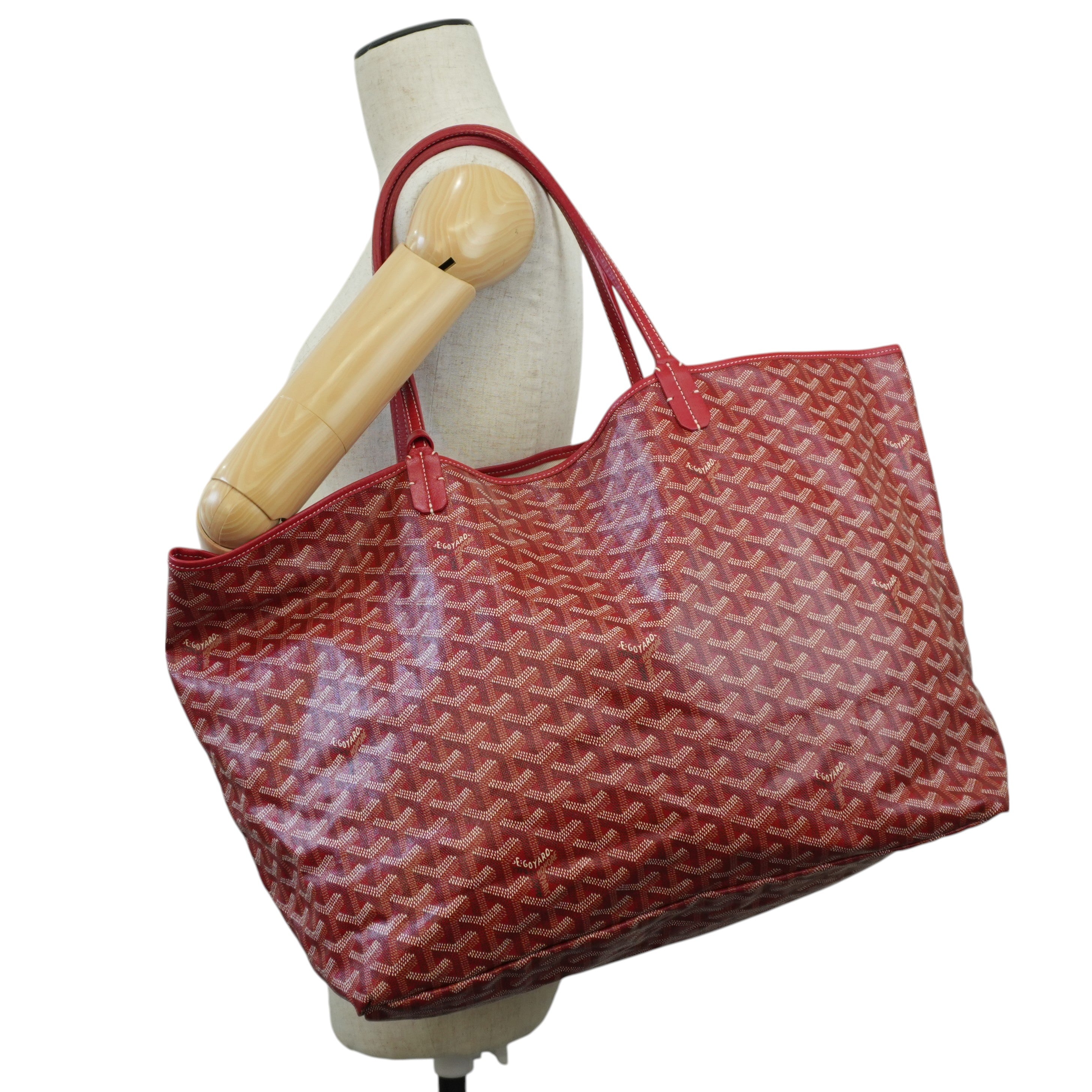 Pre-owned Goyard PVC Saint Louis GM Red