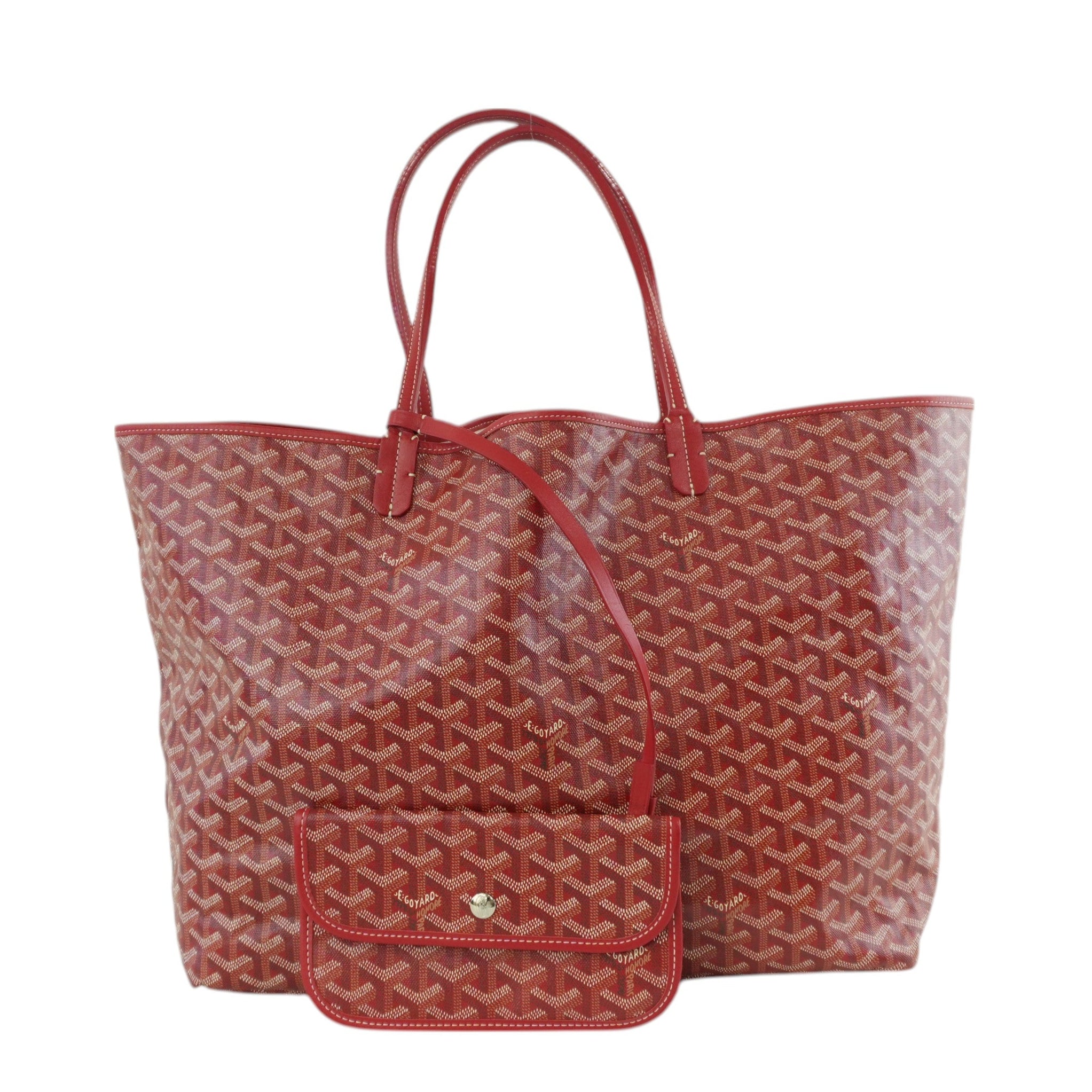 Pre-owned Goyard PVC Saint Louis GM Red