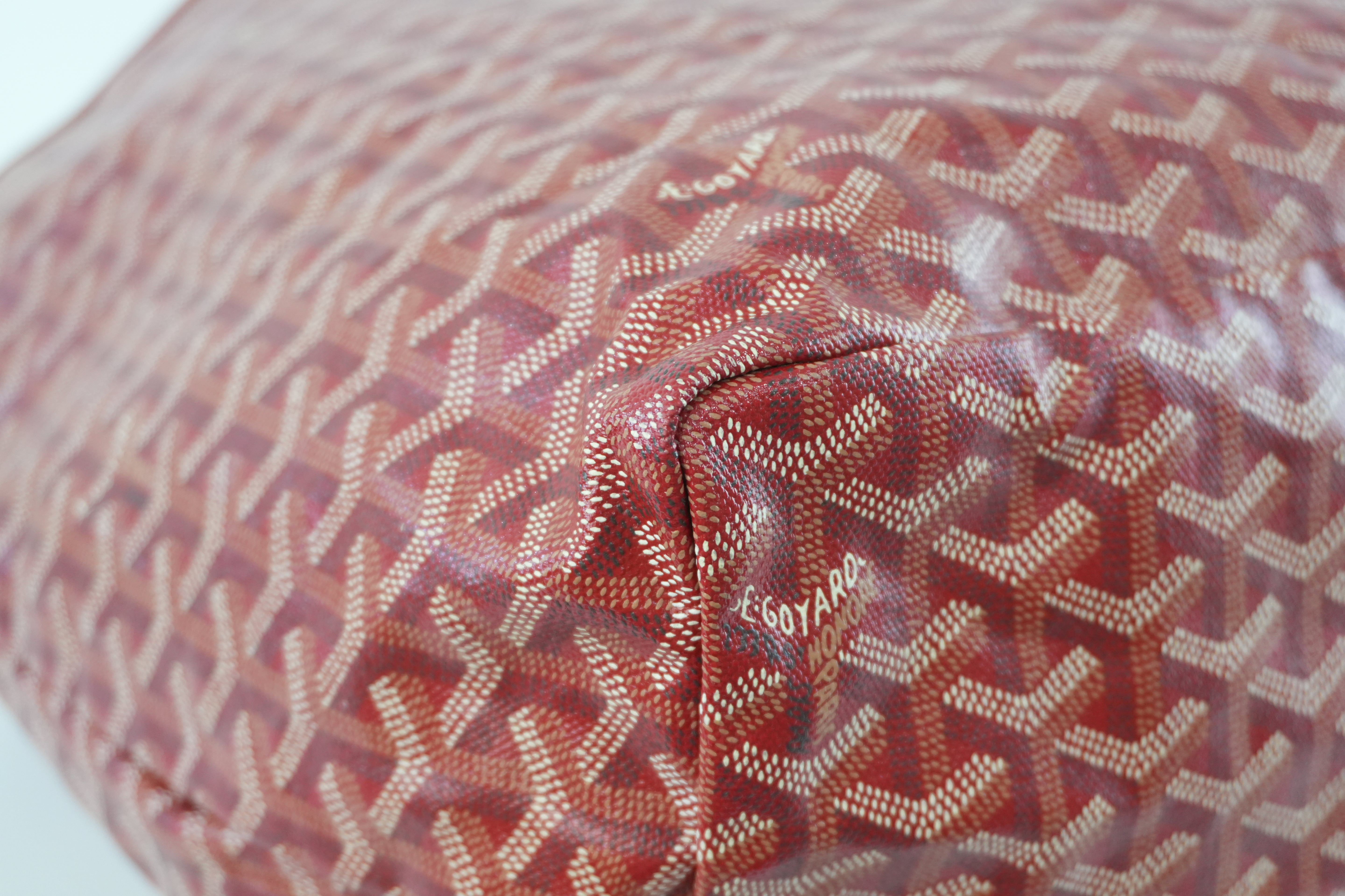 Pre-owned Goyard PVC Saint Louis GM Red