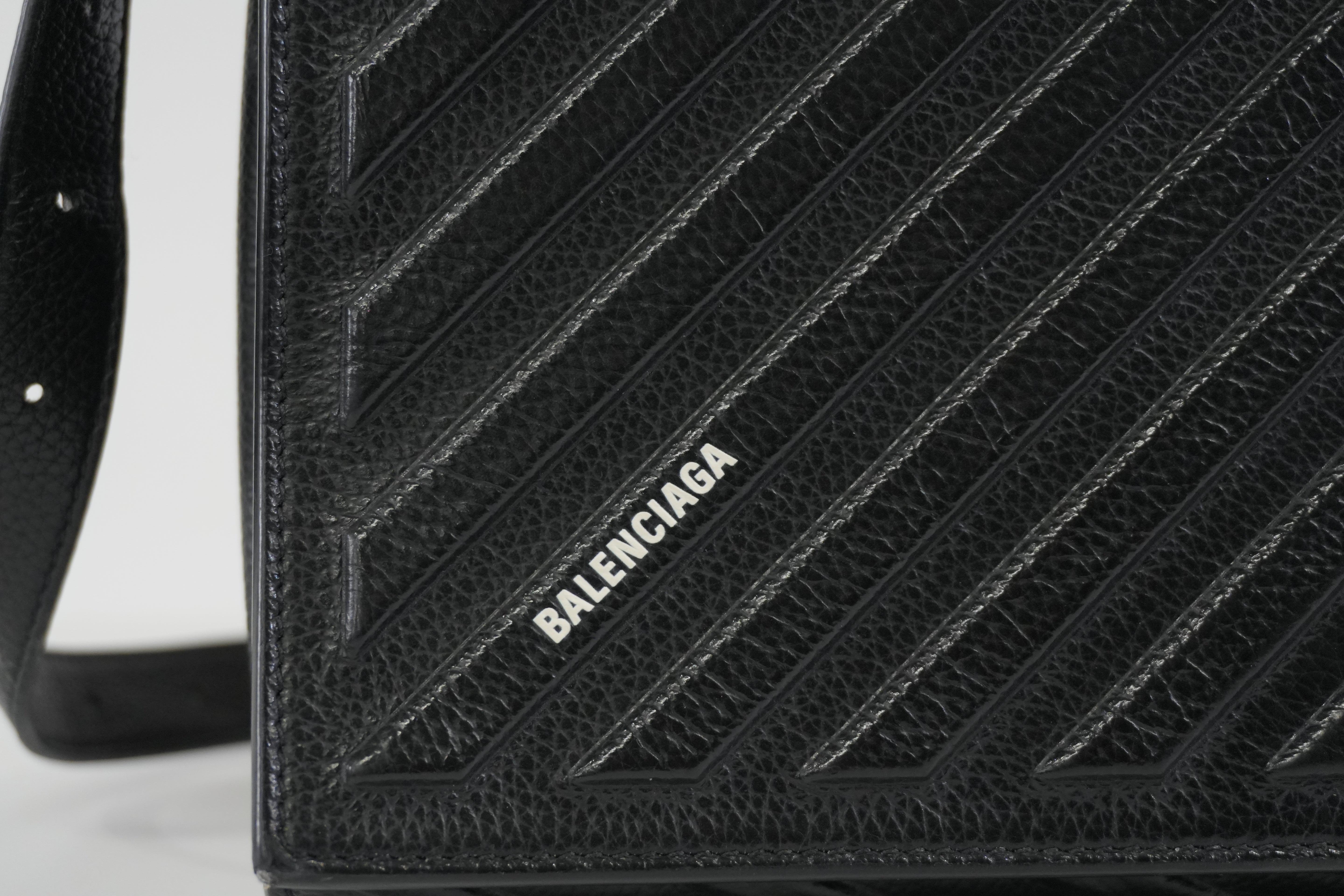 Pre-owned Balenciaga Car Flap Shoulder Bag Black