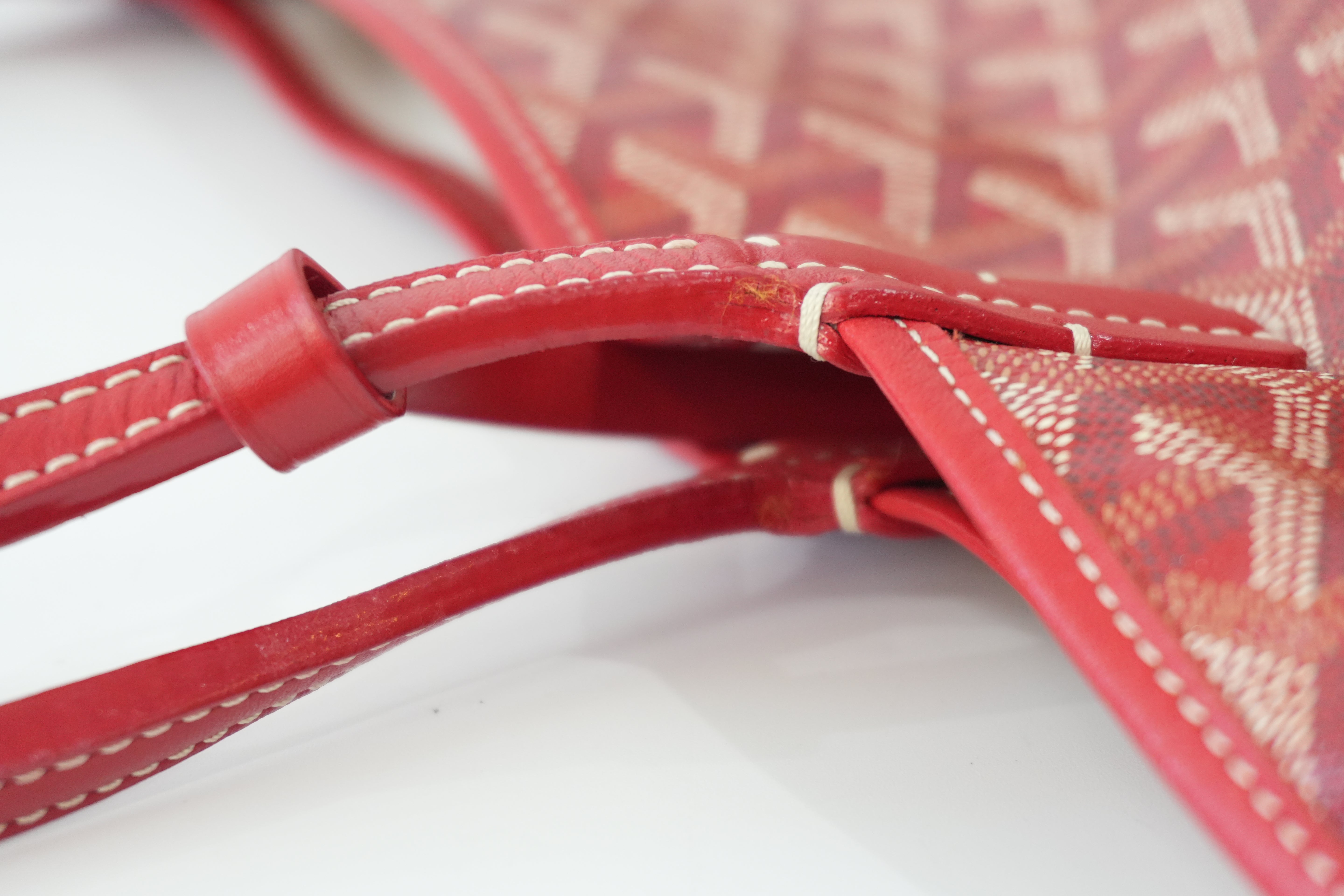 Pre-owned Goyard PVC Saint Louis GM Red