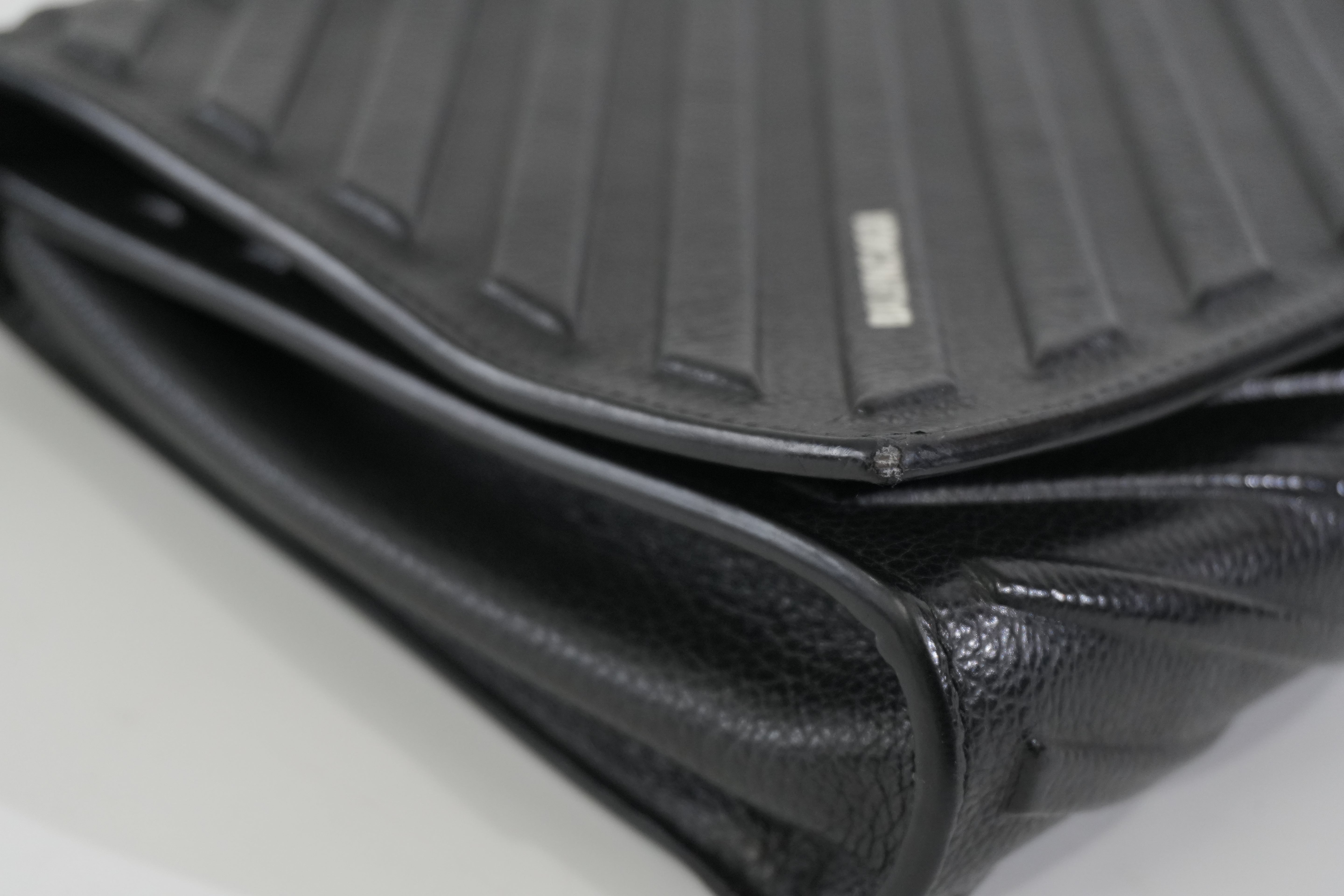 Pre-owned Balenciaga Car Flap Shoulder Bag Black