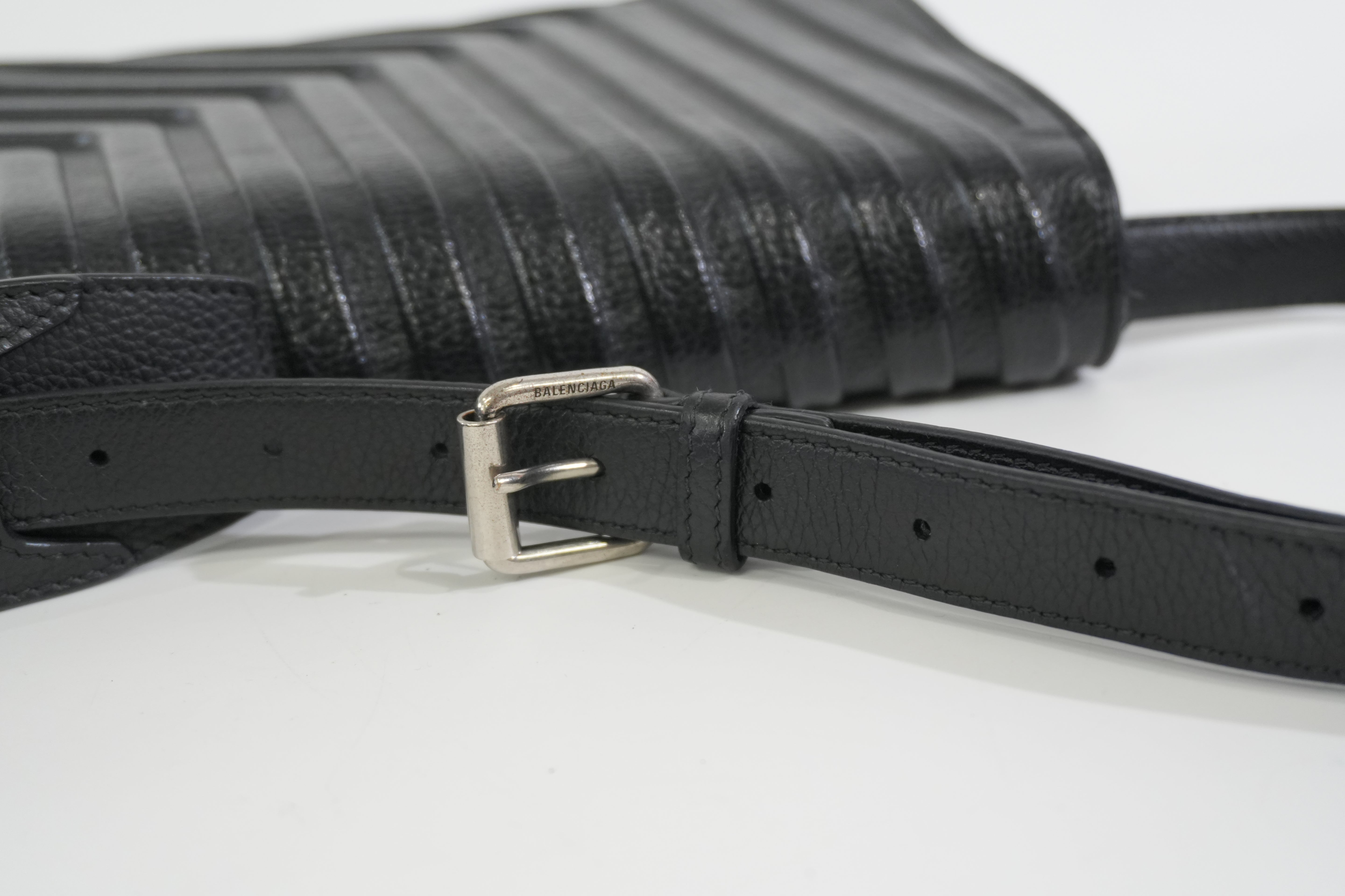 Pre-owned Balenciaga Car Flap Shoulder Bag Black