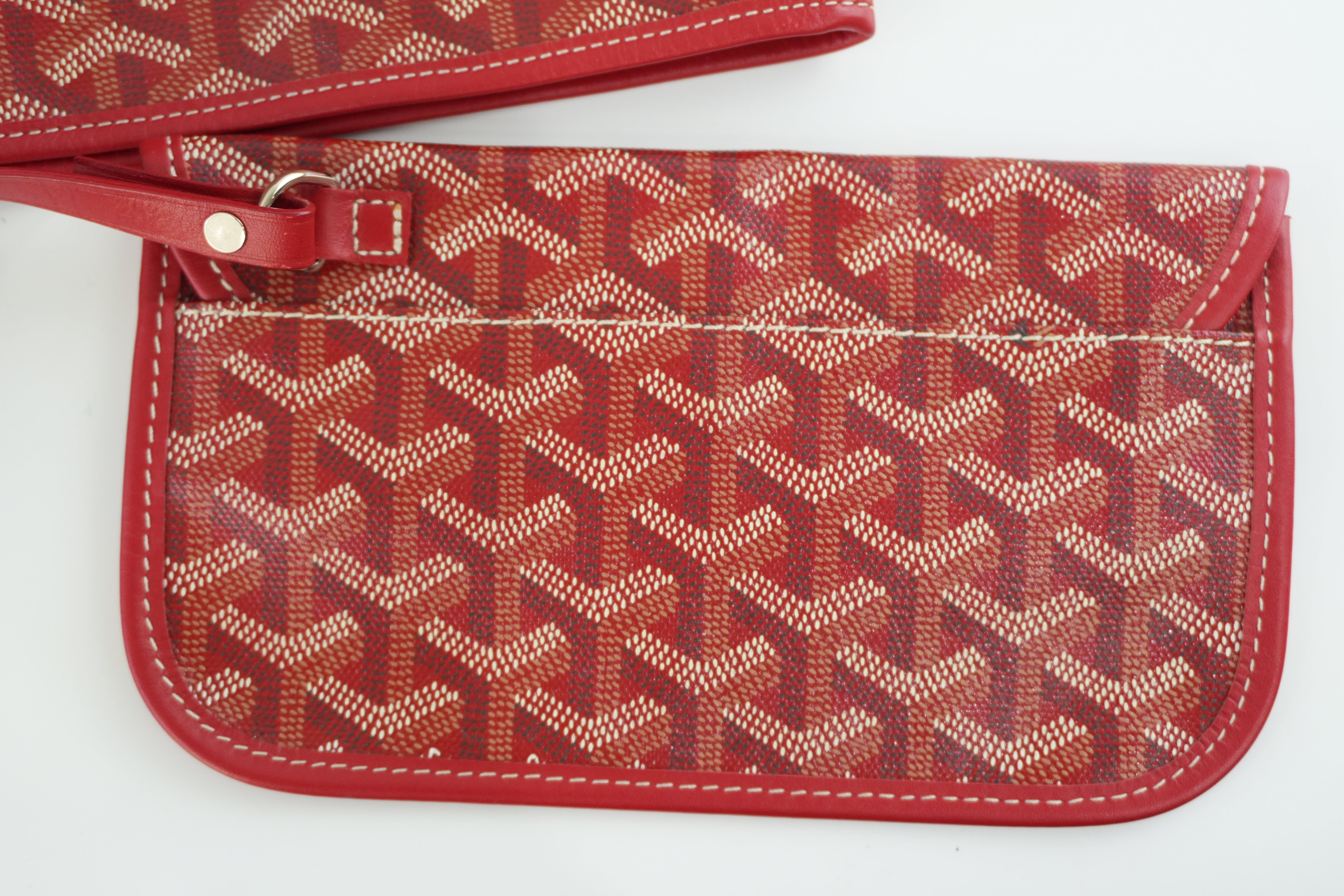 Pre-owned Goyard PVC Saint Louis GM Red