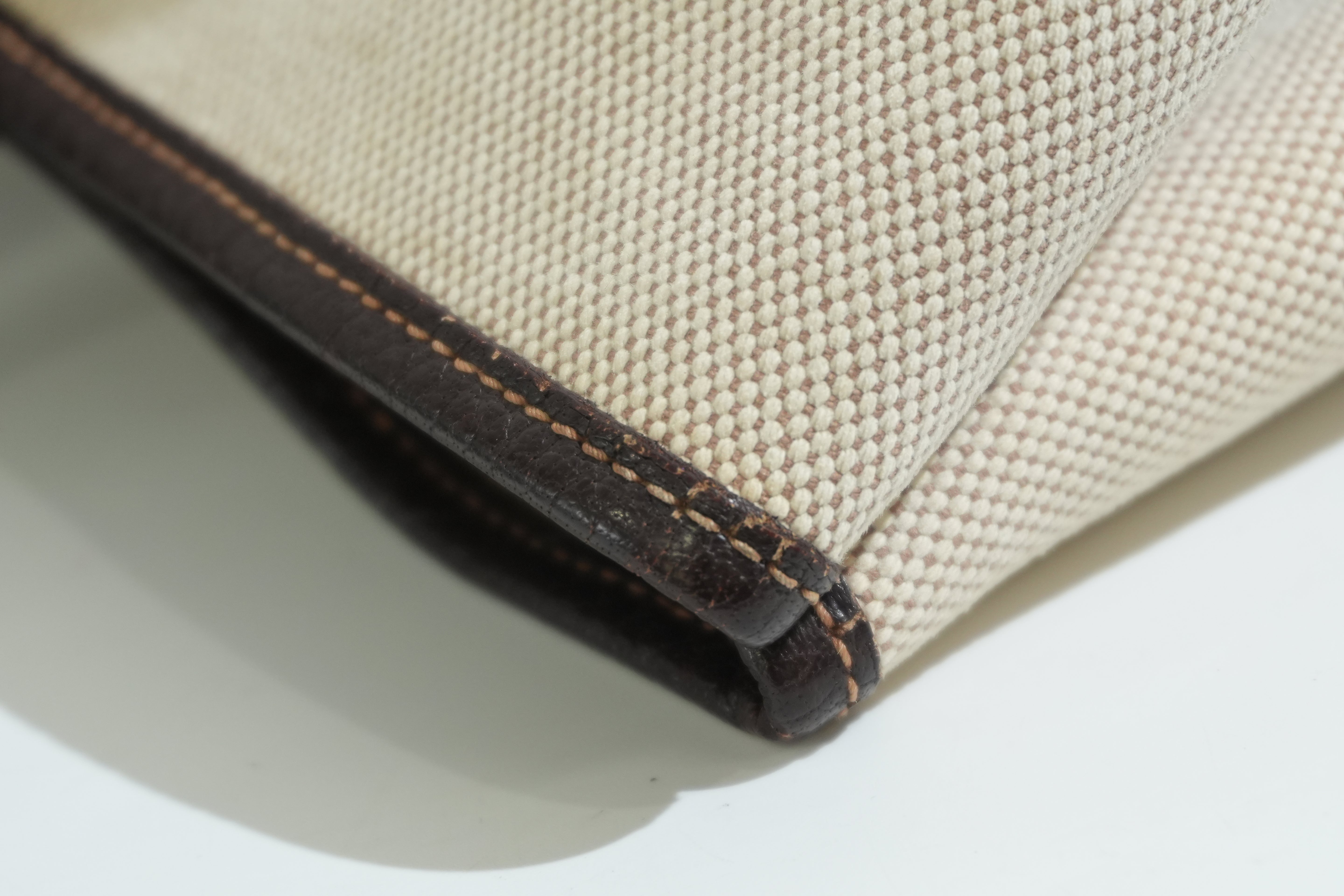 Pre-owned Hermes Garden Party Tote Bag Brown and Beige