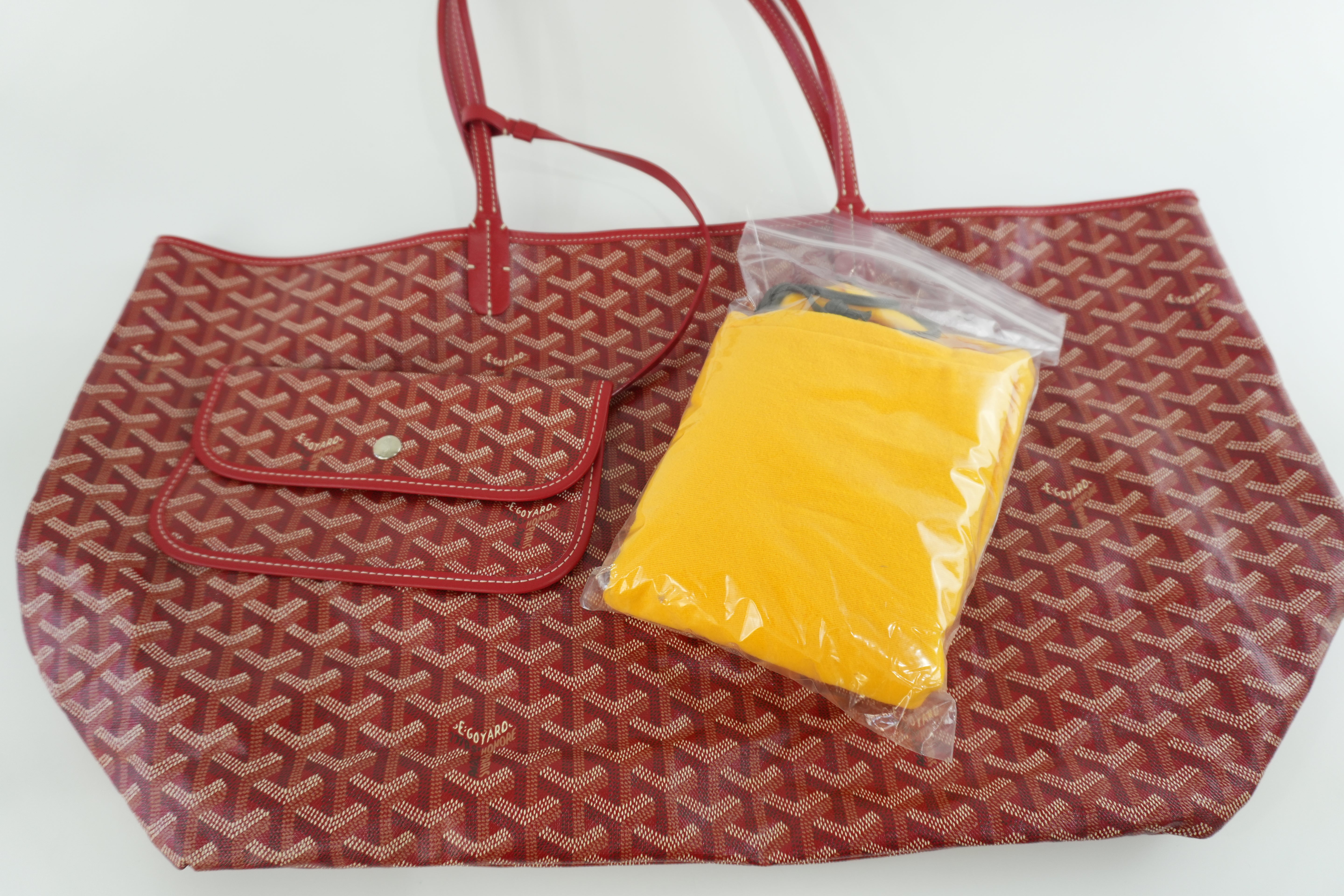 Pre-owned Goyard PVC Saint Louis GM Red